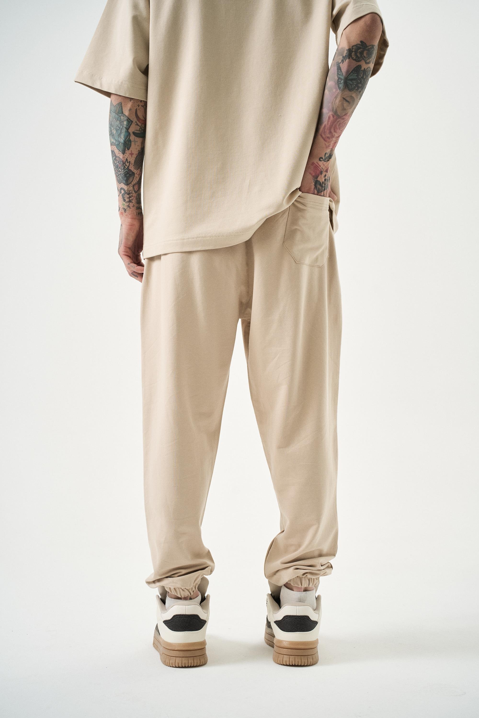 Erkek Basic Jogger Eşofman Altı Bej