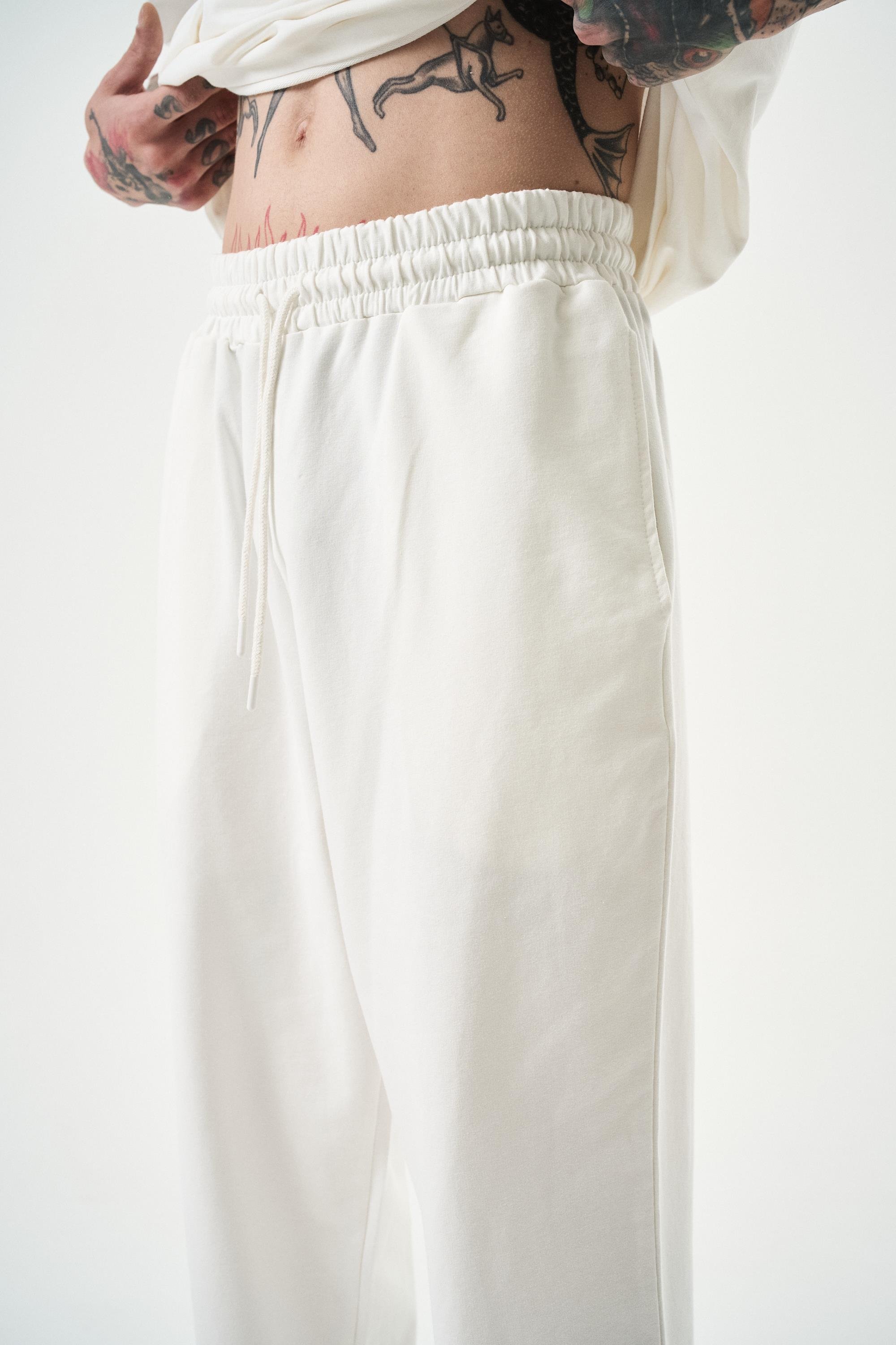 Erkek Basic Jogger Eşofman Altı Ekru