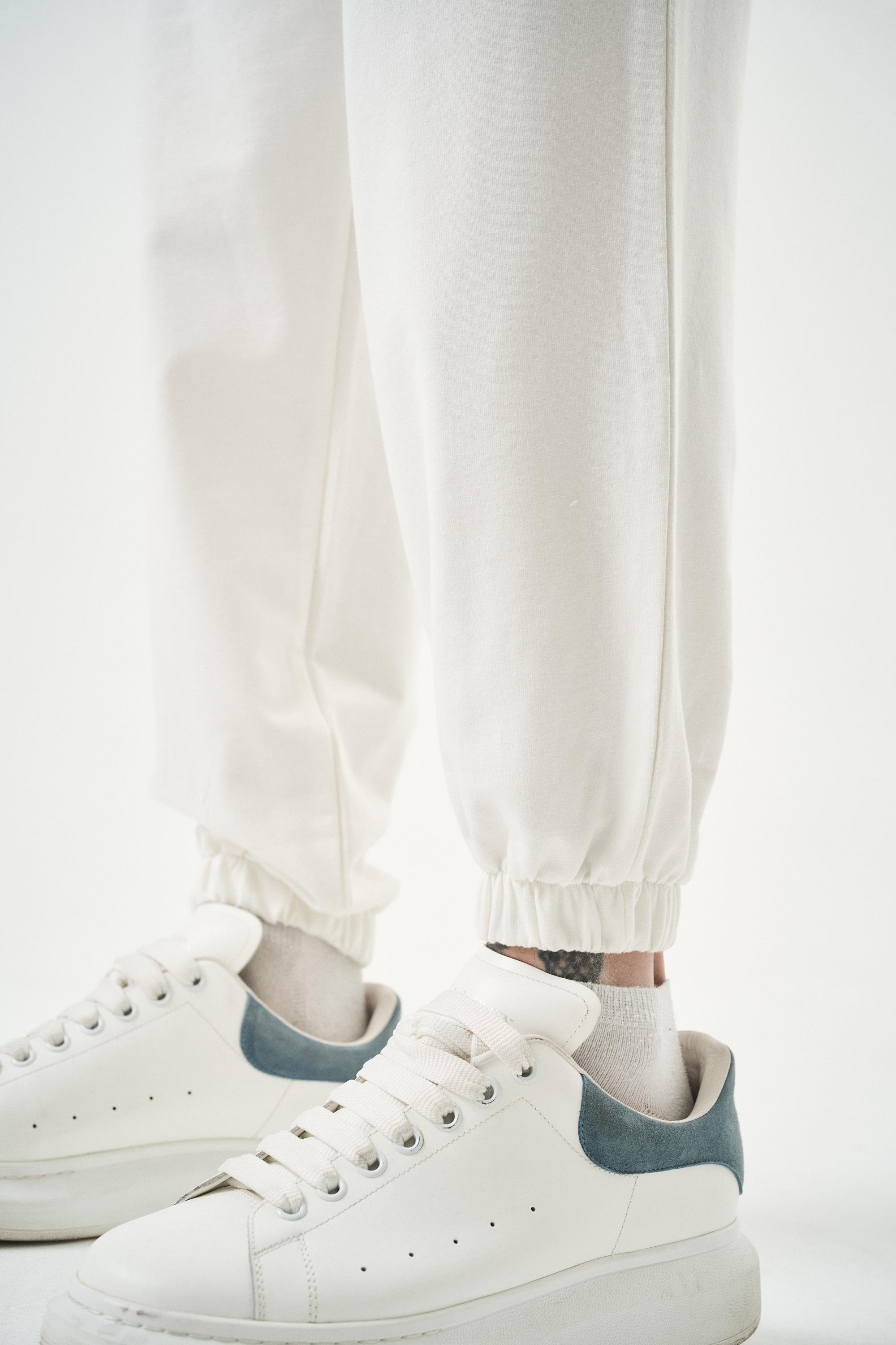 Erkek Basic Jogger Eşofman Altı Ekru
