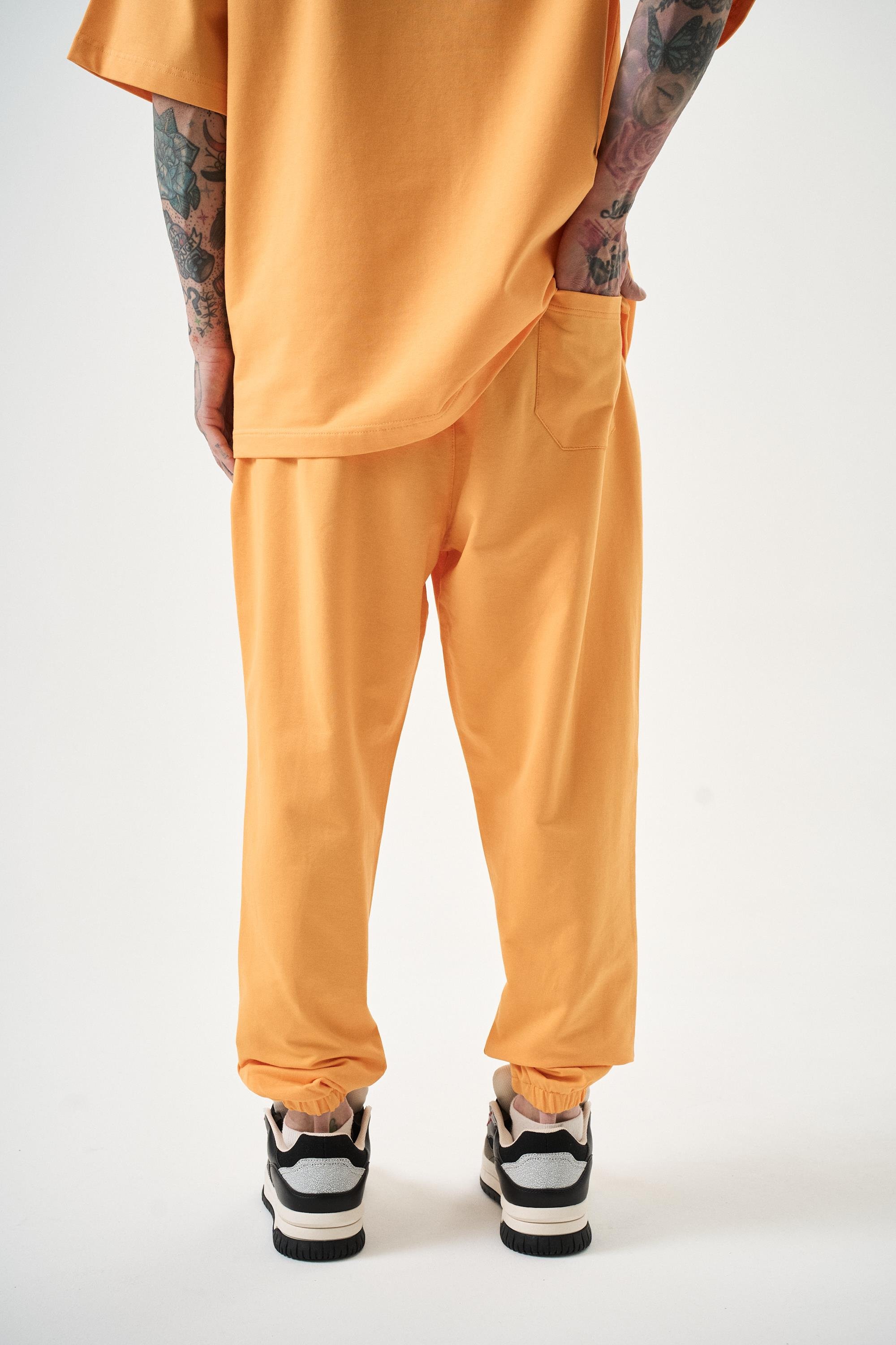Erkek Basic Jogger Eşofman Altı Oranj
