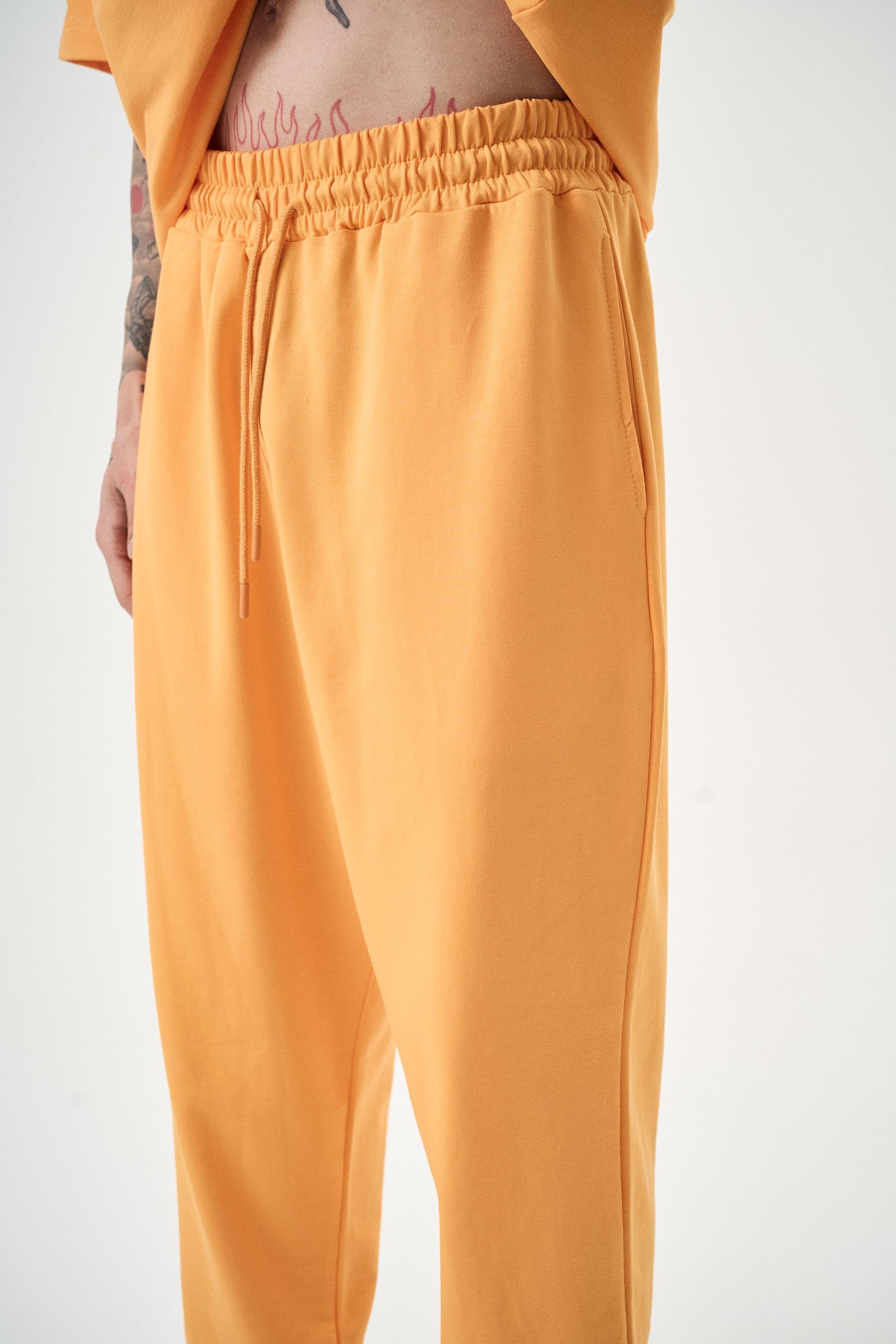Erkek Basic Jogger Eşofman Altı Oranj