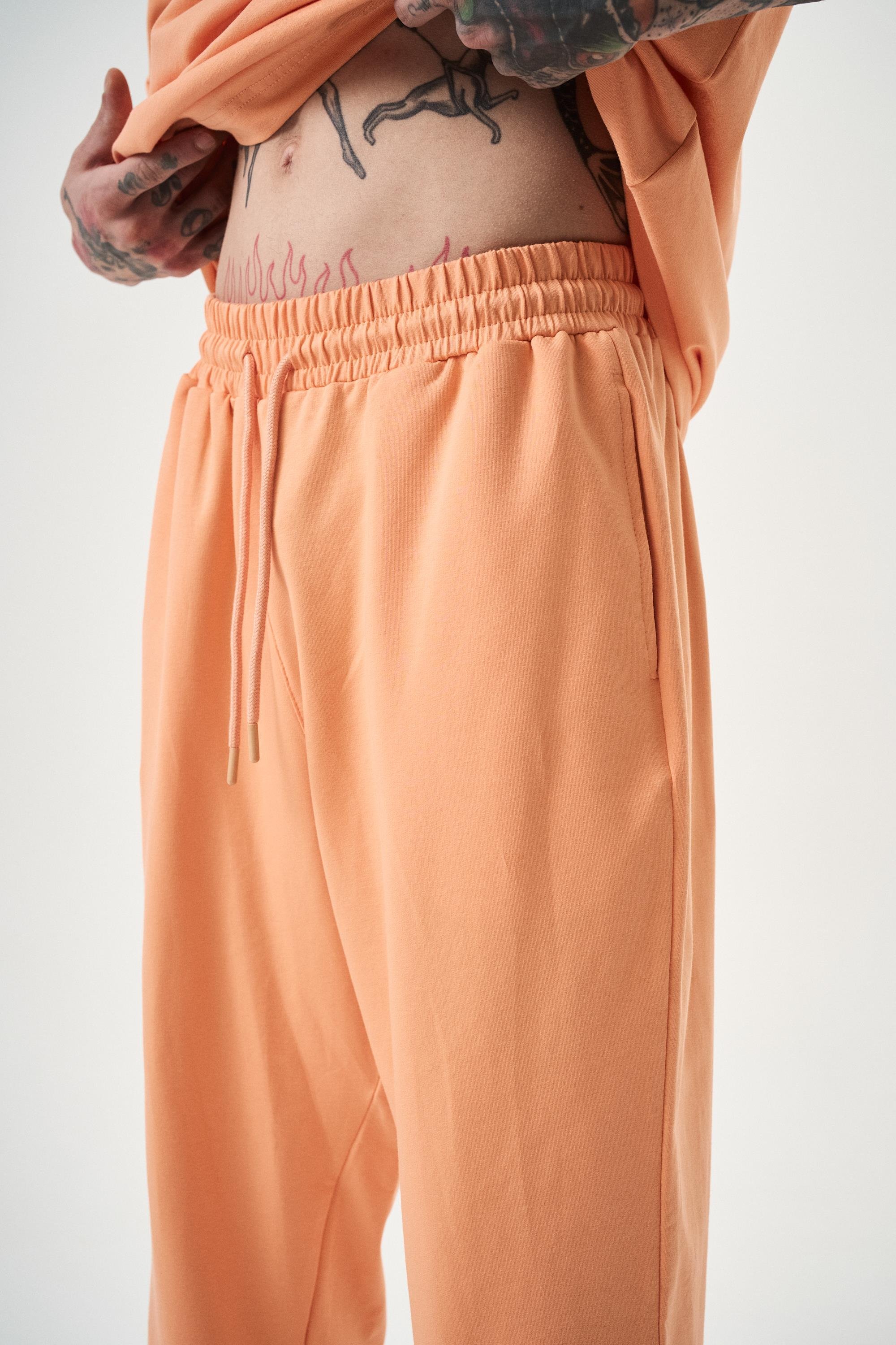 Erkek Basic Jogger Eşofman Altı Şeftali