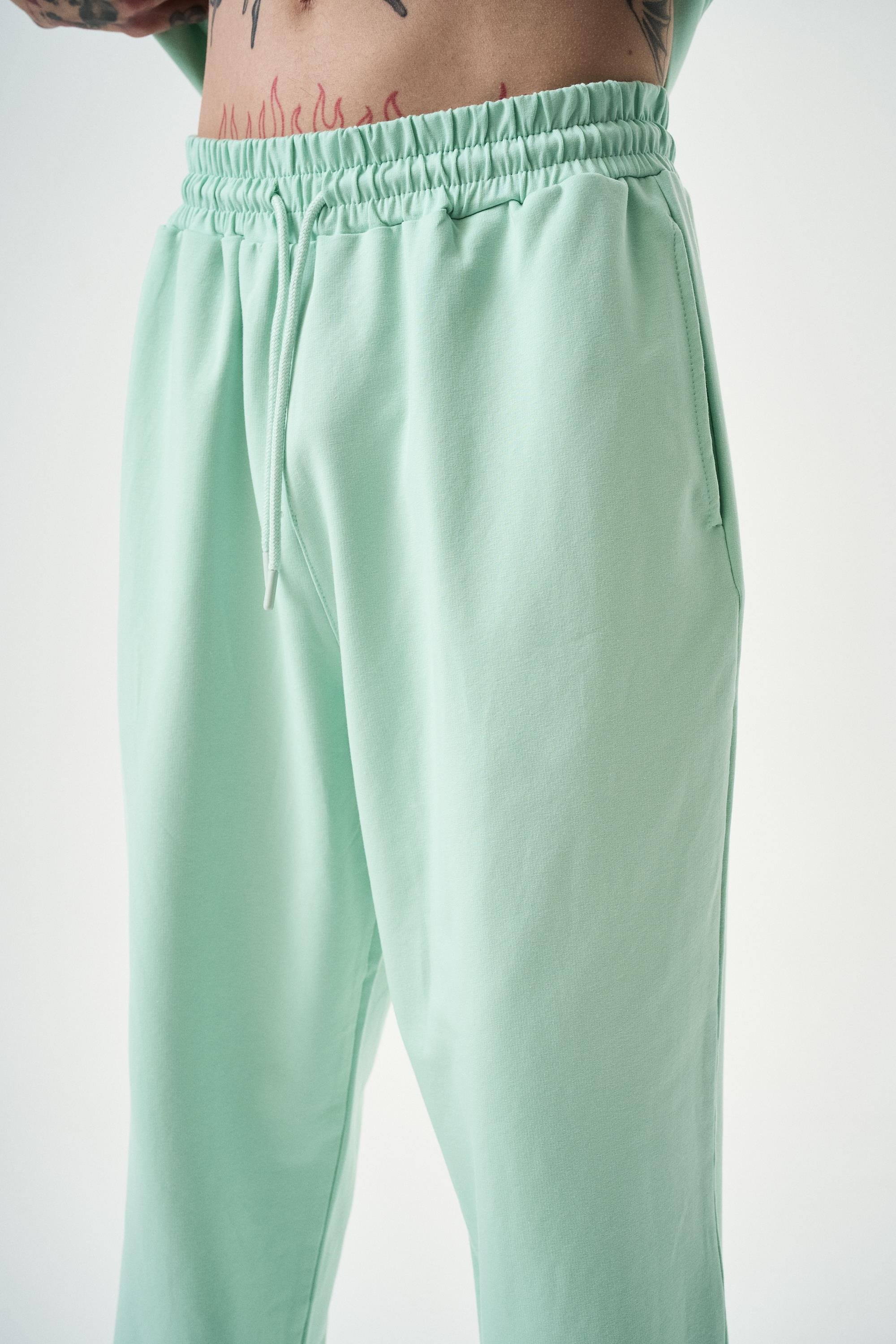 Erkek Basic Jogger Eşofman Altı Su Yeşili