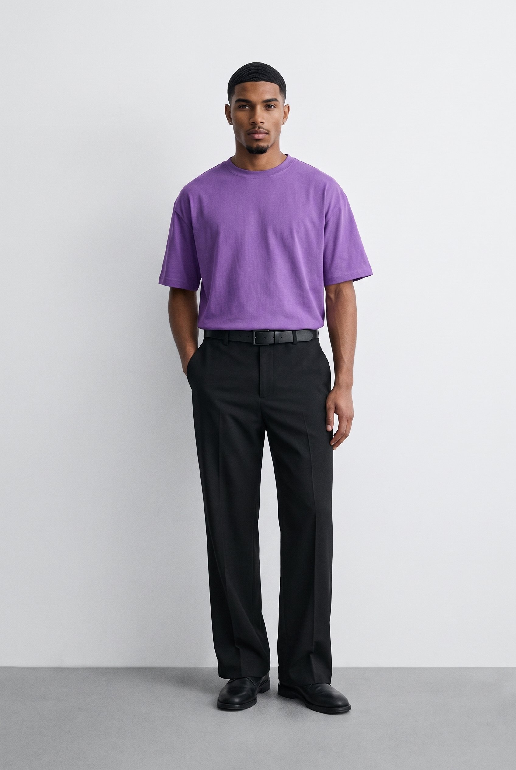Erkek Basic Oversize T-Shirt 5'li Set