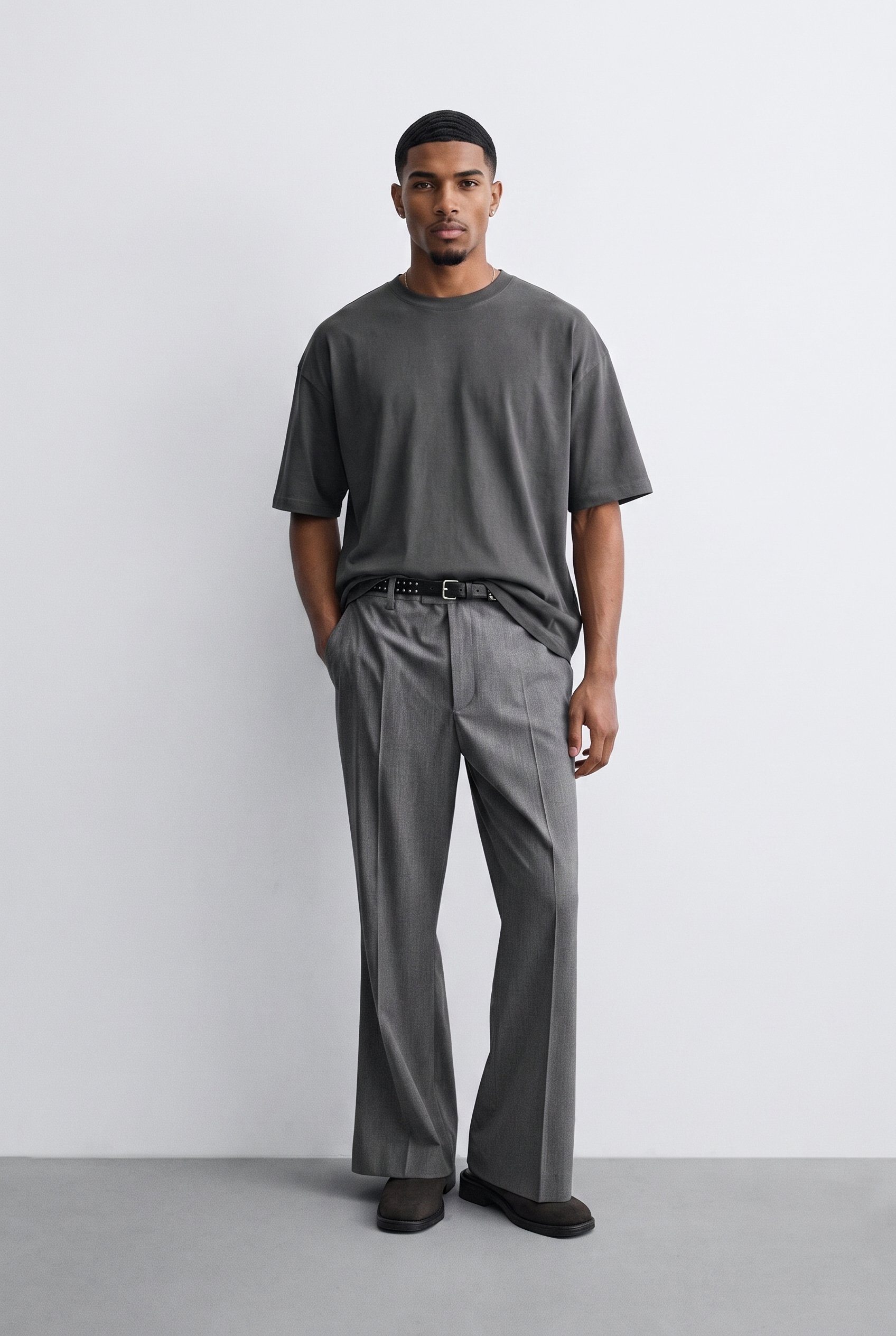 Erkek Basic Oversize T-Shirt 5'li Set