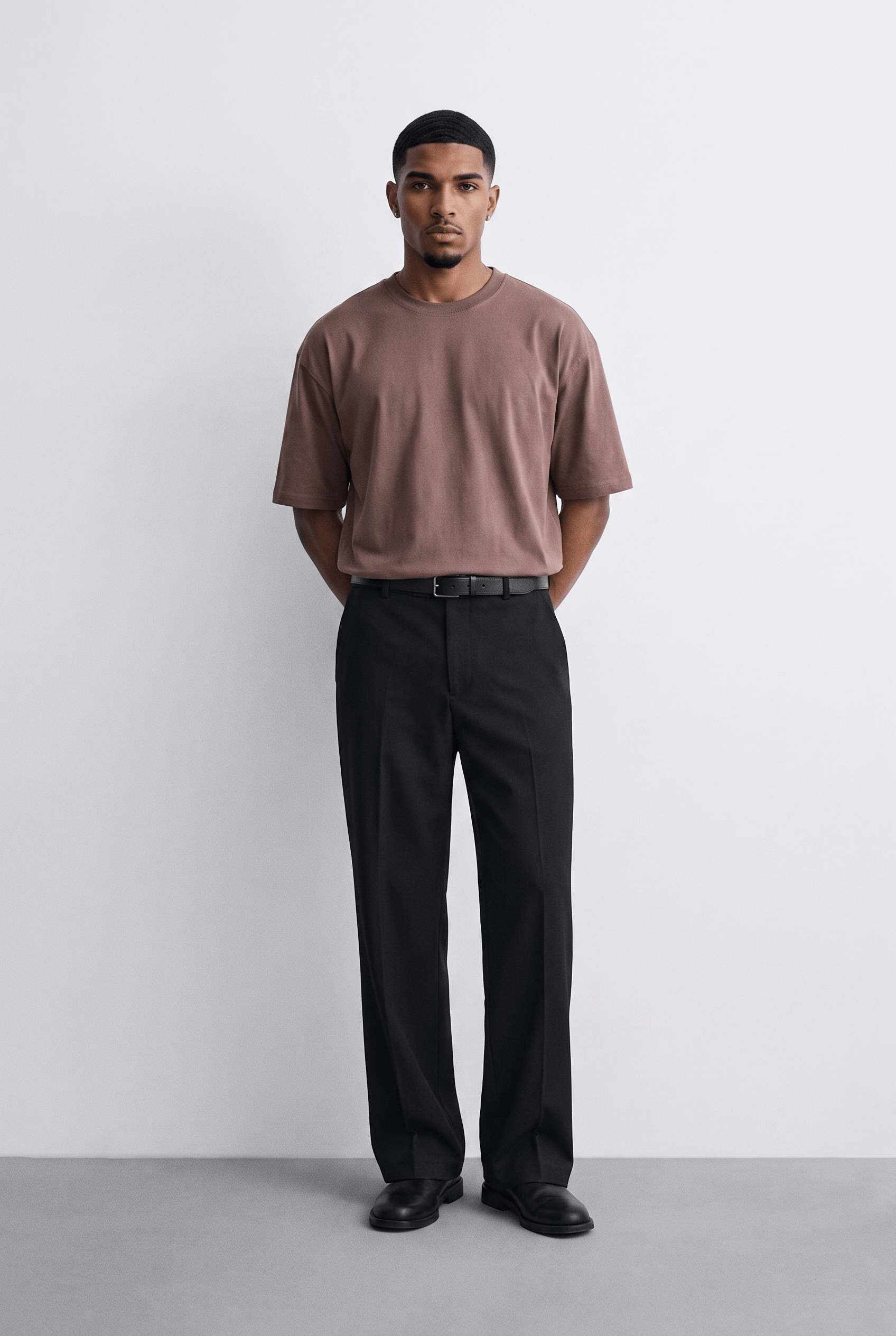 Erkek Basic Oversize T-Shirt 5'li Set