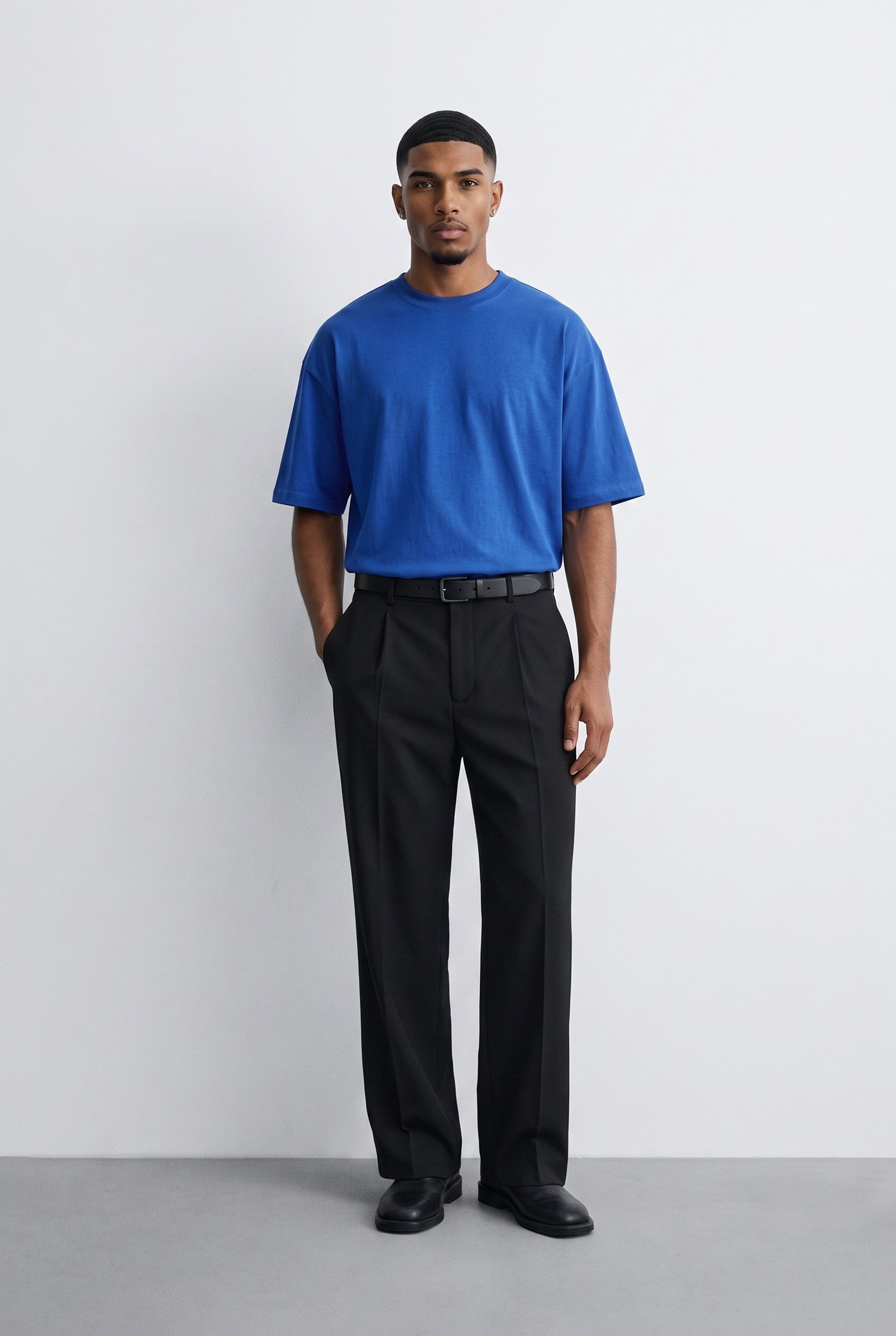 Erkek Basic Oversize T-Shirt 5'li Set