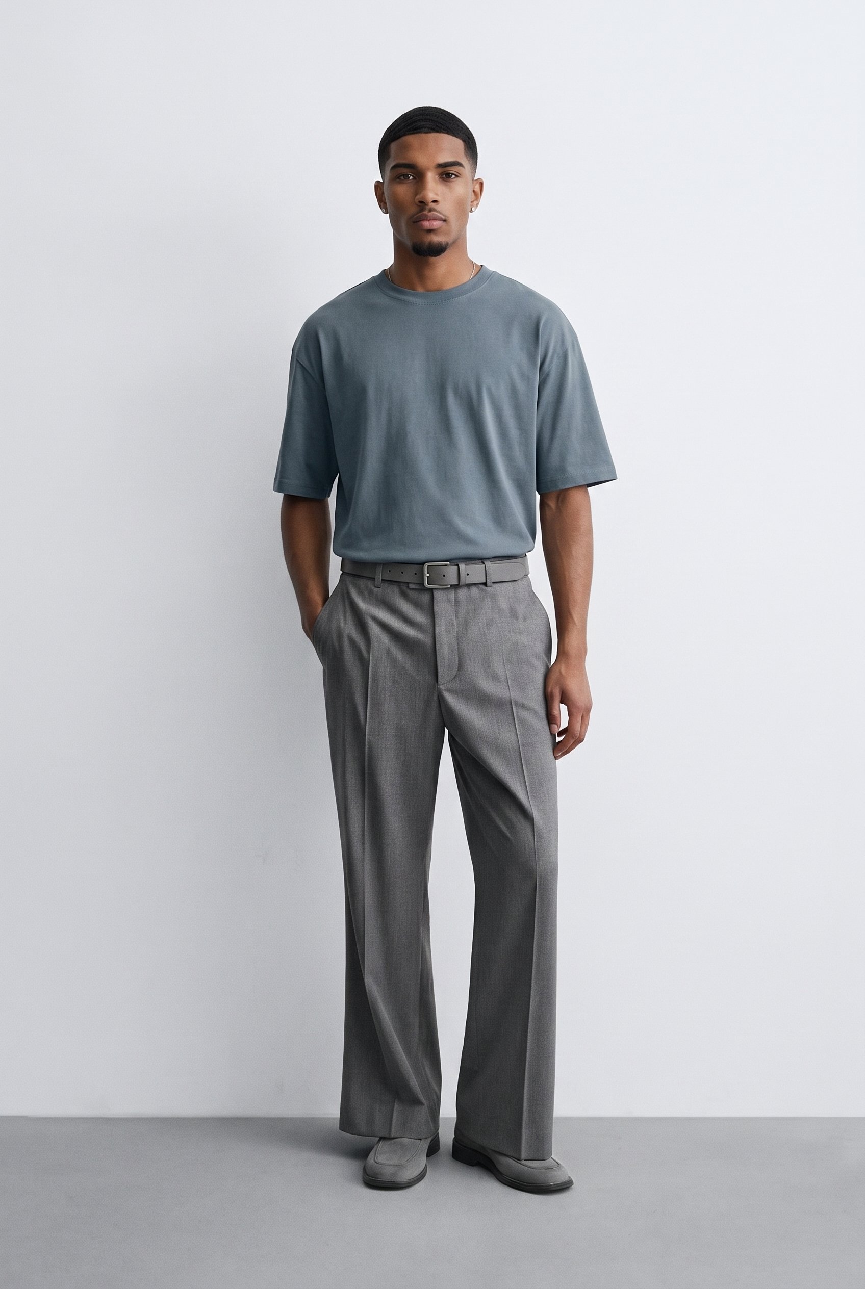 Erkek Basic Oversize T-Shirt 5'li Set