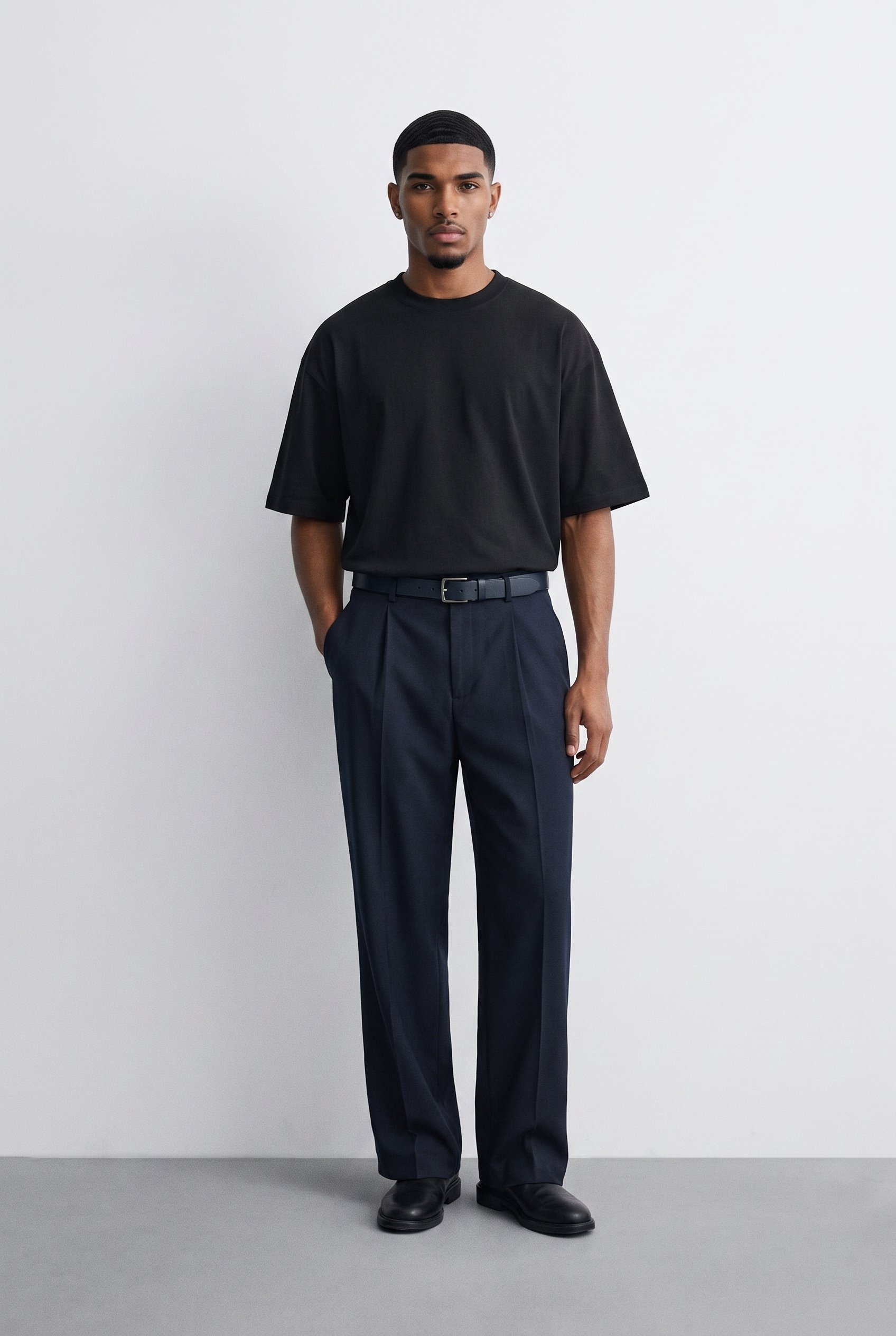 Erkek Basic Oversize T-Shirt 5'li Set