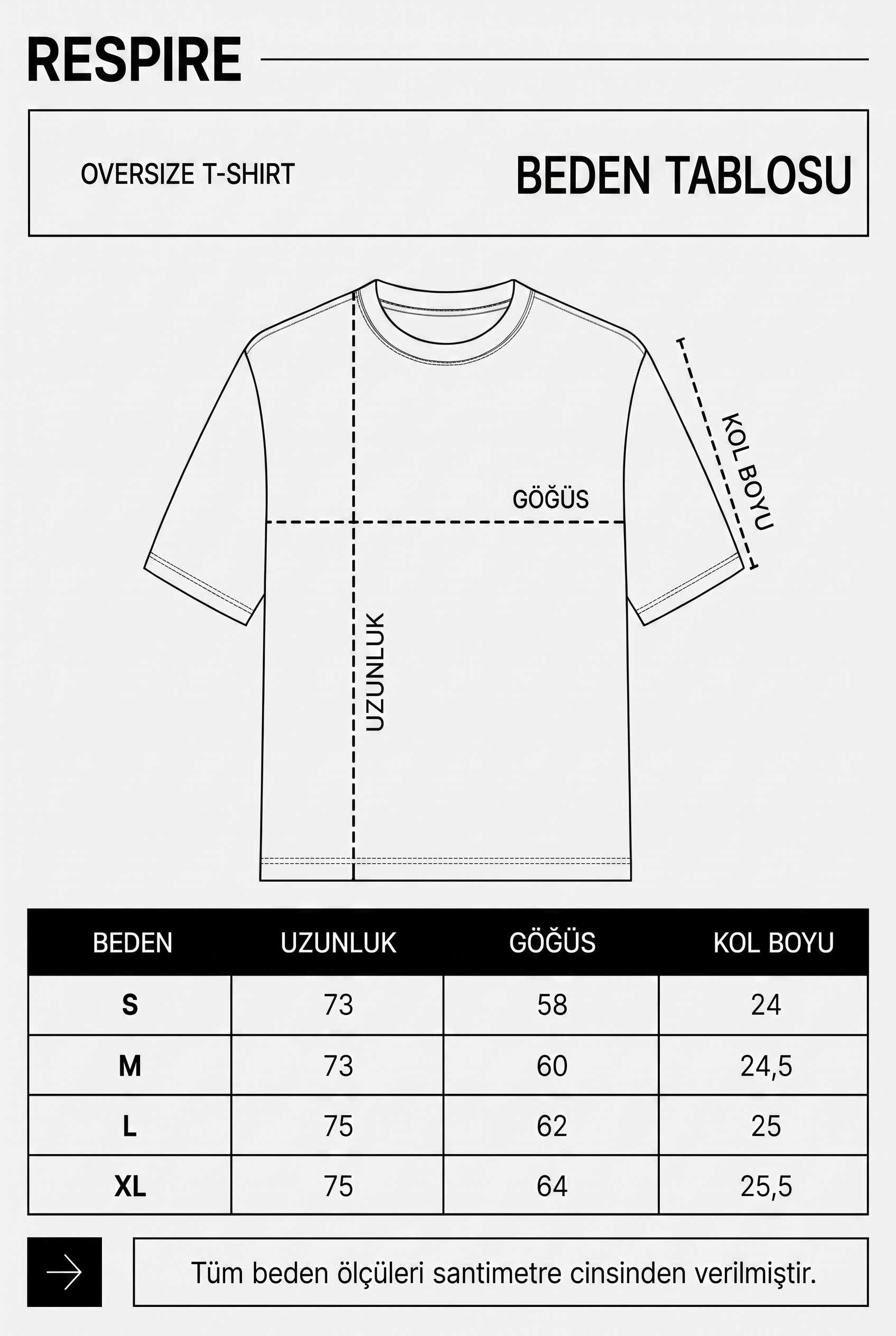 Erkek Basic Oversize T-Shirt Ekru