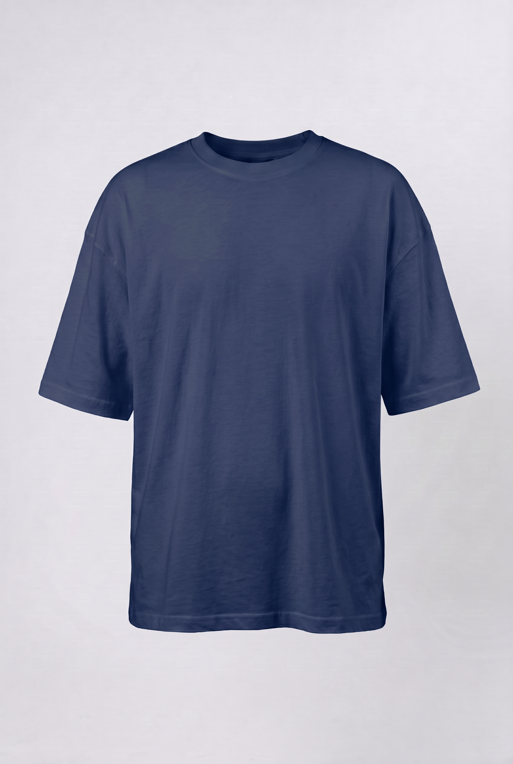 Erkek Basic Oversize T-Shirt Lacivert