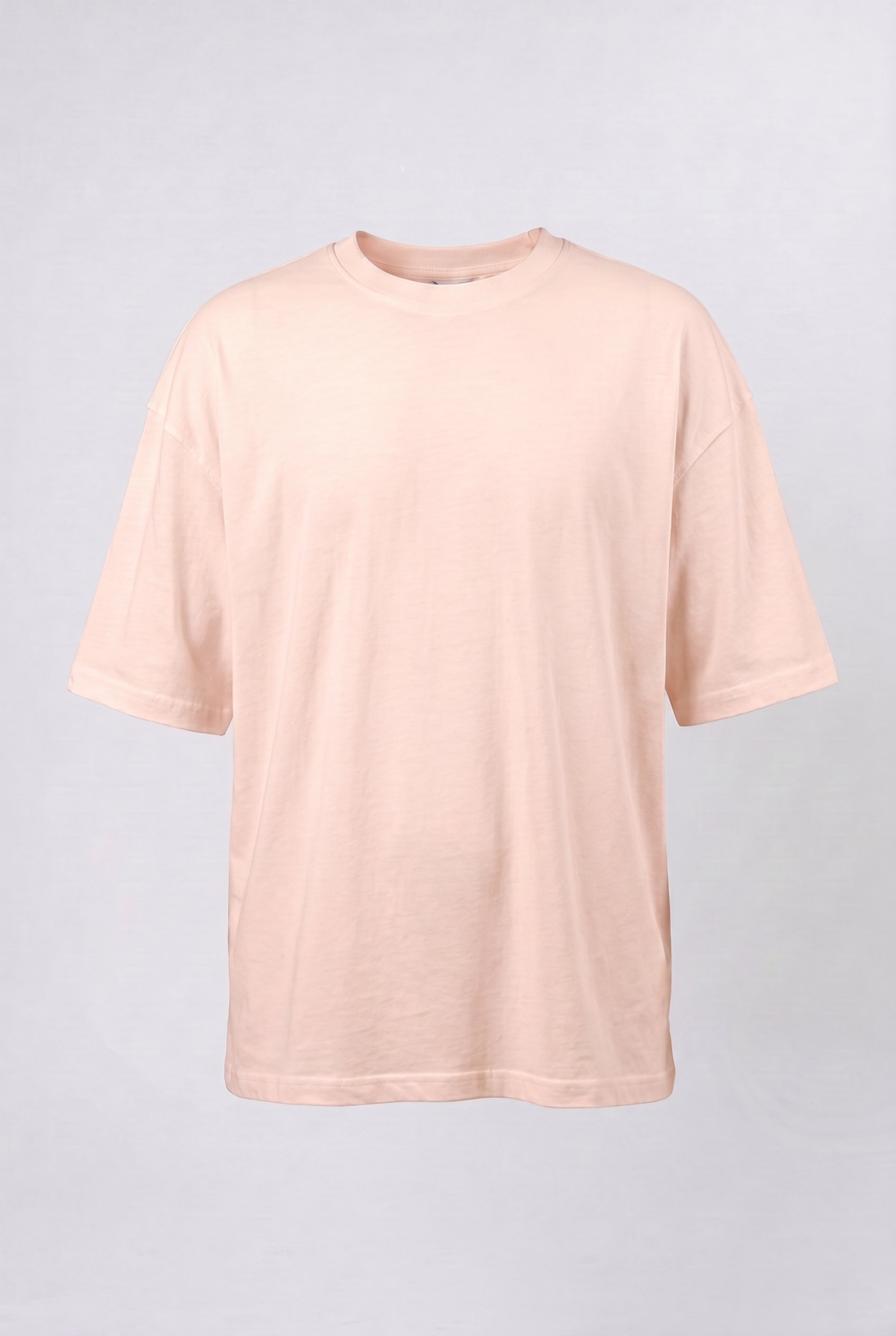 Erkek Basic Oversize T-Shirt Pembe