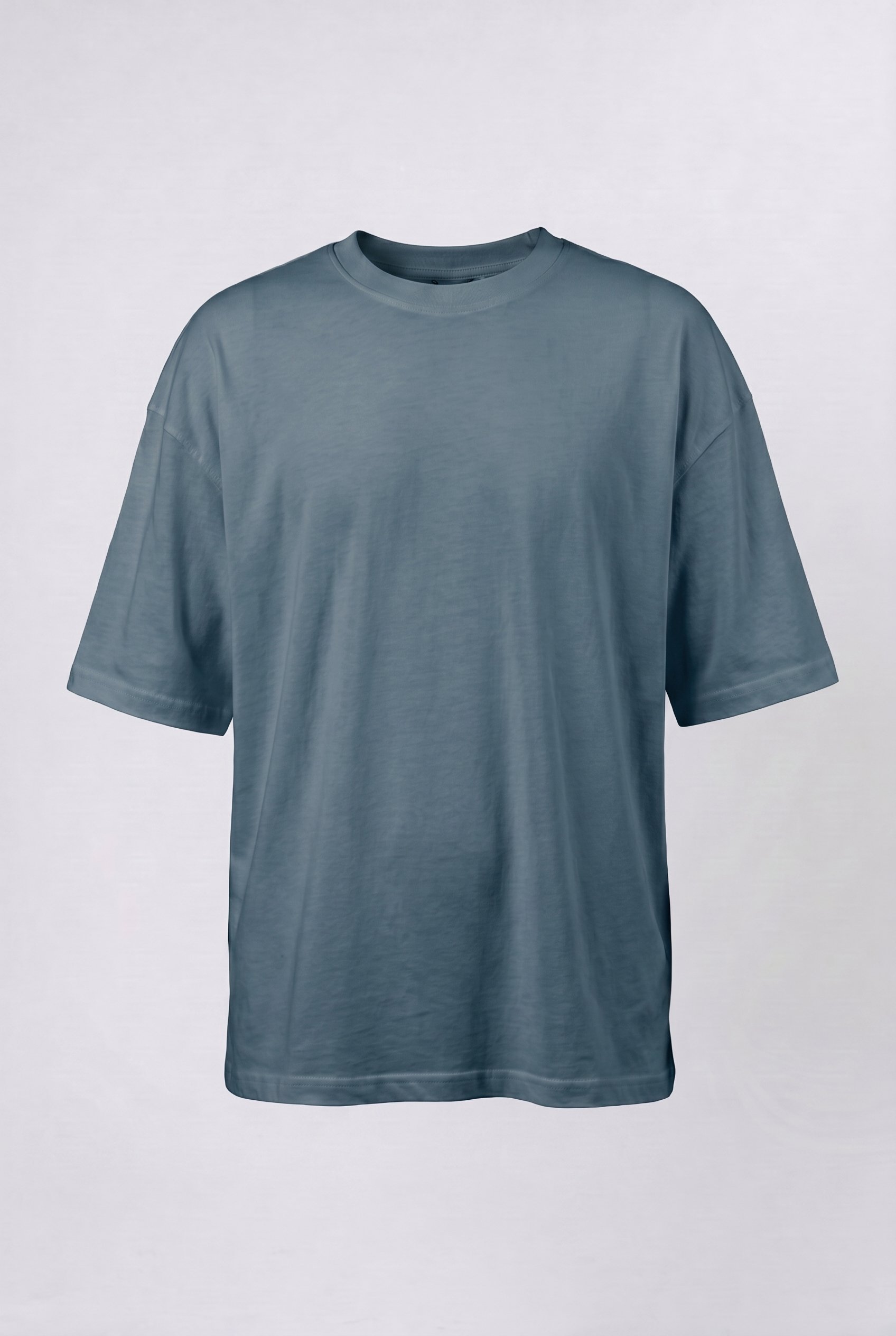Erkek Basic Oversize T-Shirt Petrol