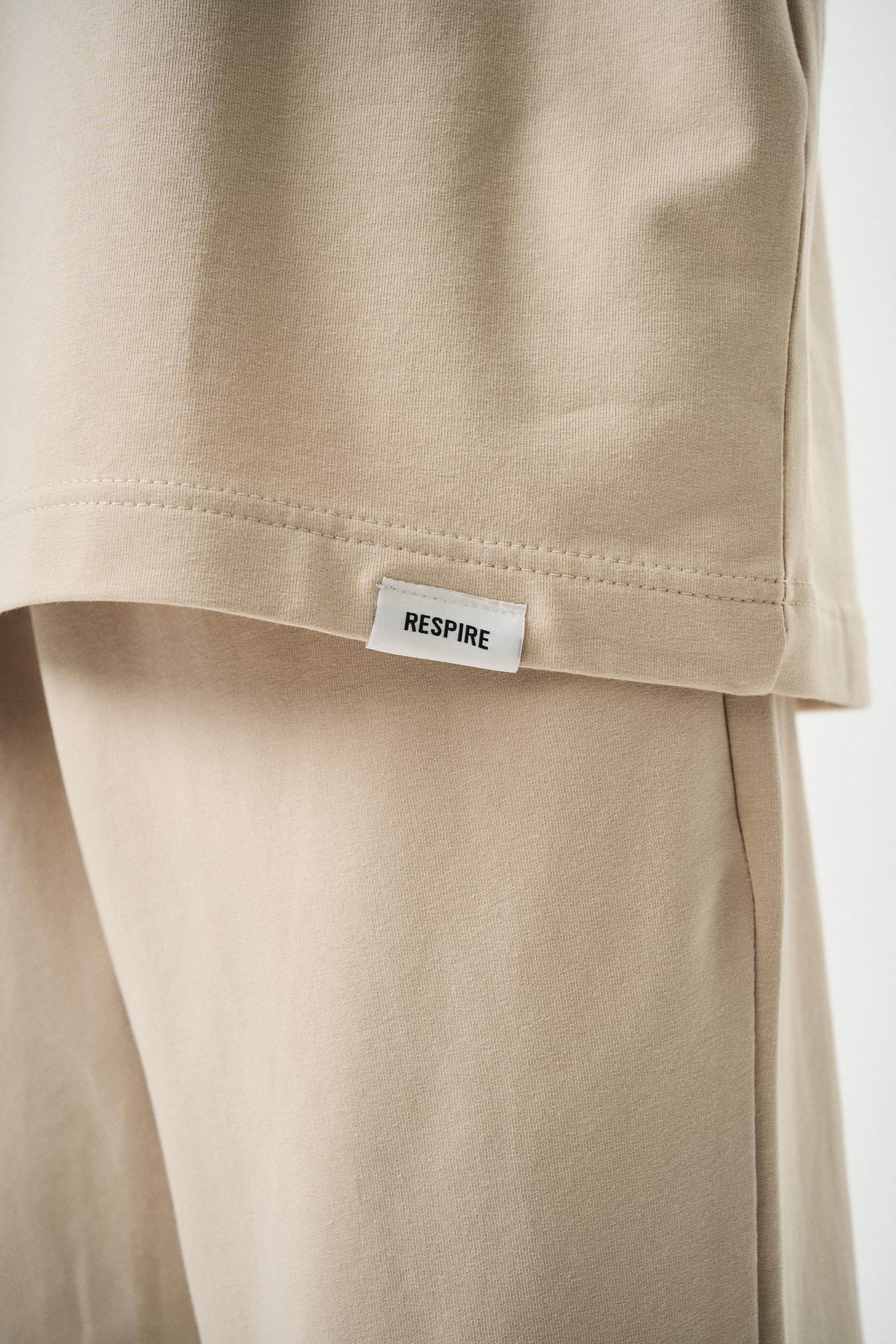 Erkek Basic T-Shirt Bej