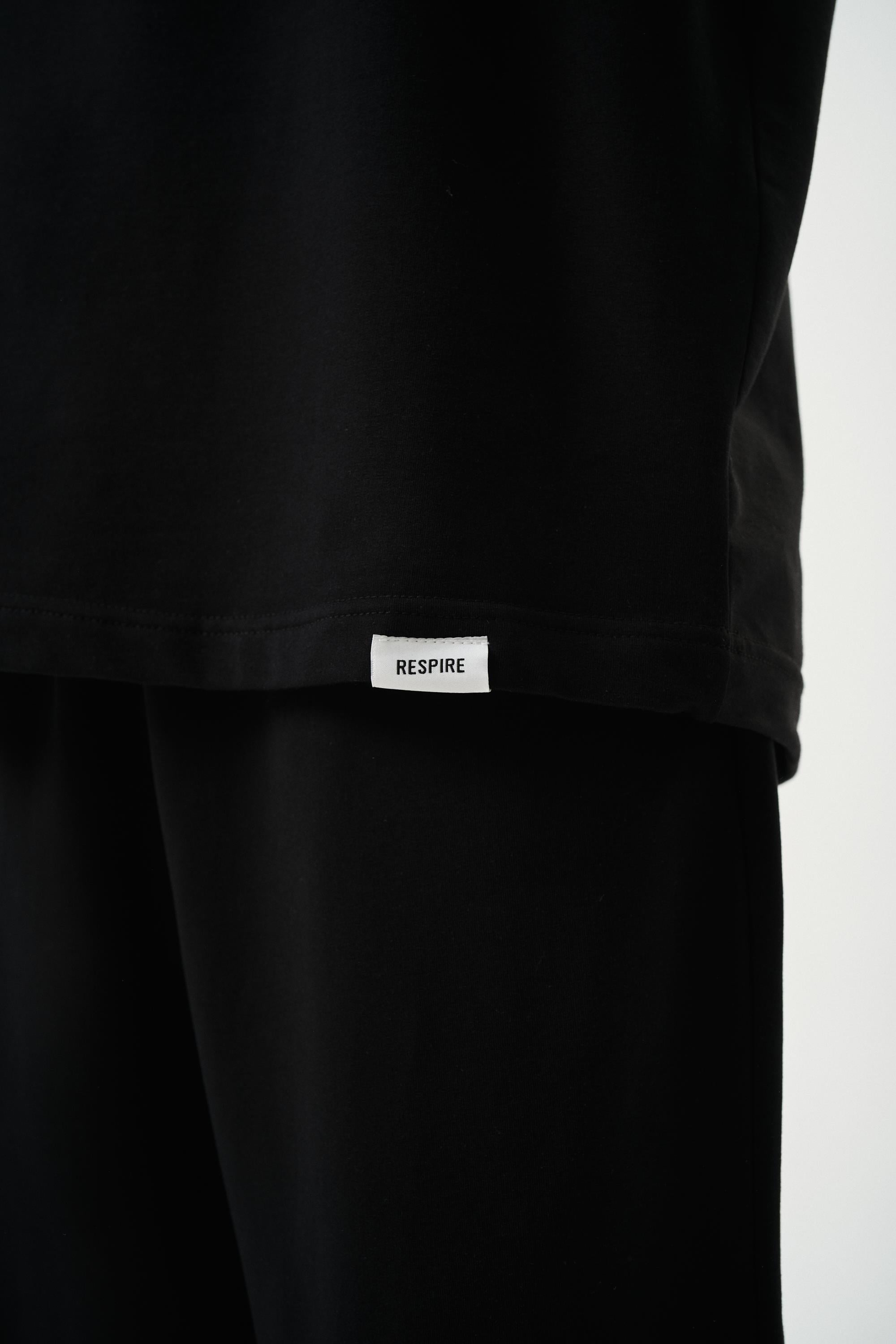 Erkek Basic T-Shirt Siyah