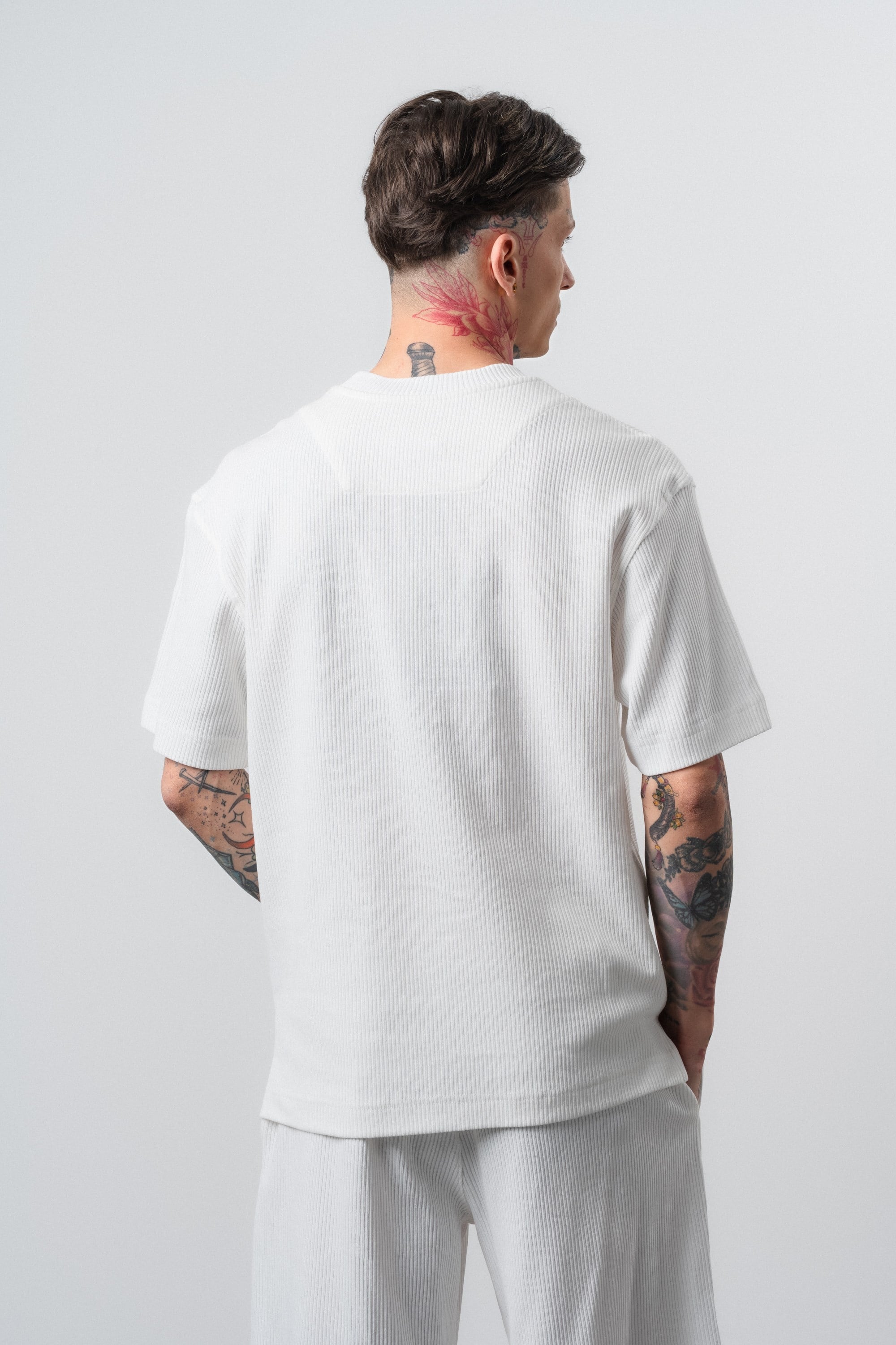 Erkek Countryman Nakışlı Regular Fit T-Shirt Ekru