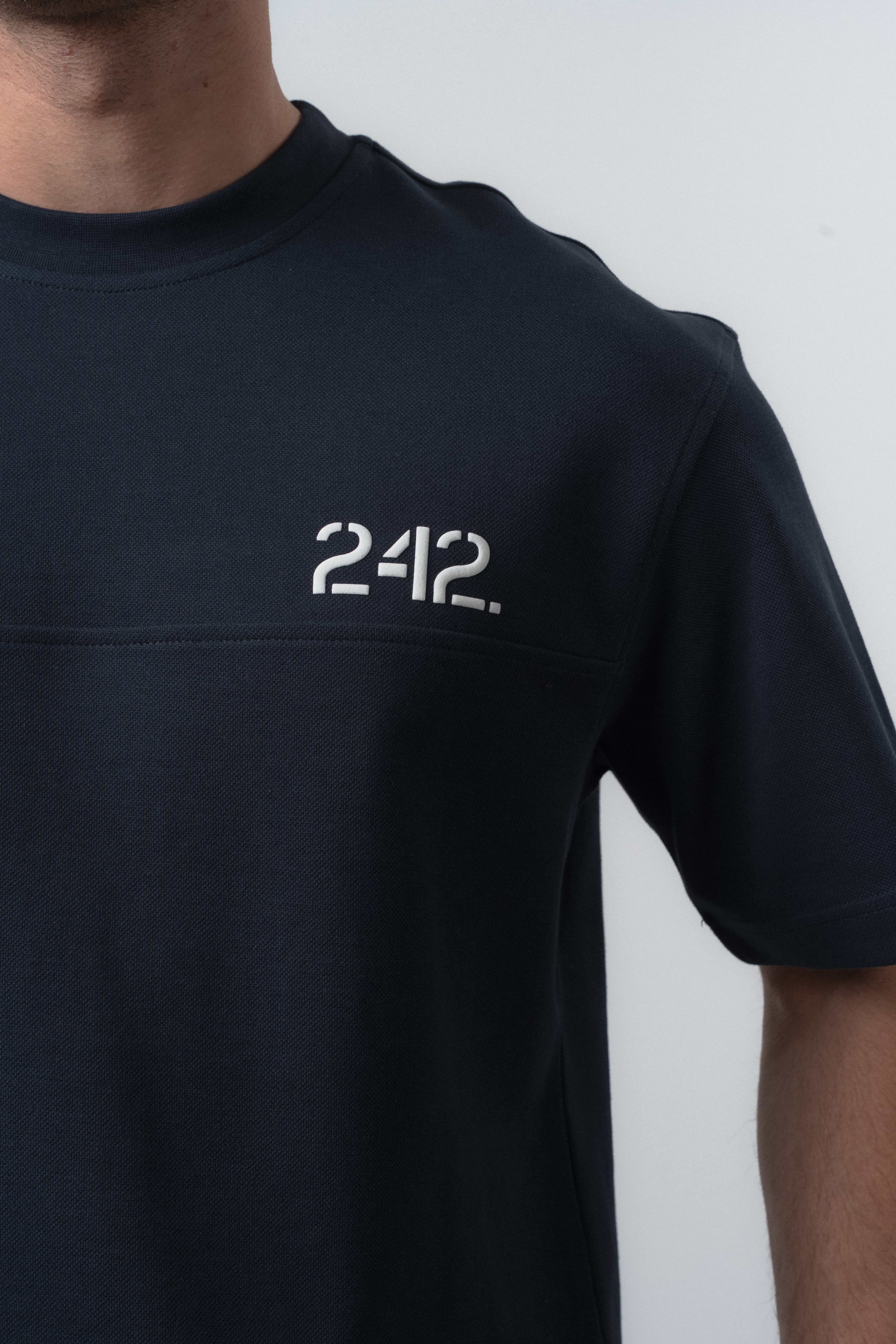 Erkek Mentalite Baskılı Regular Fit T-Shirt Lacivert
