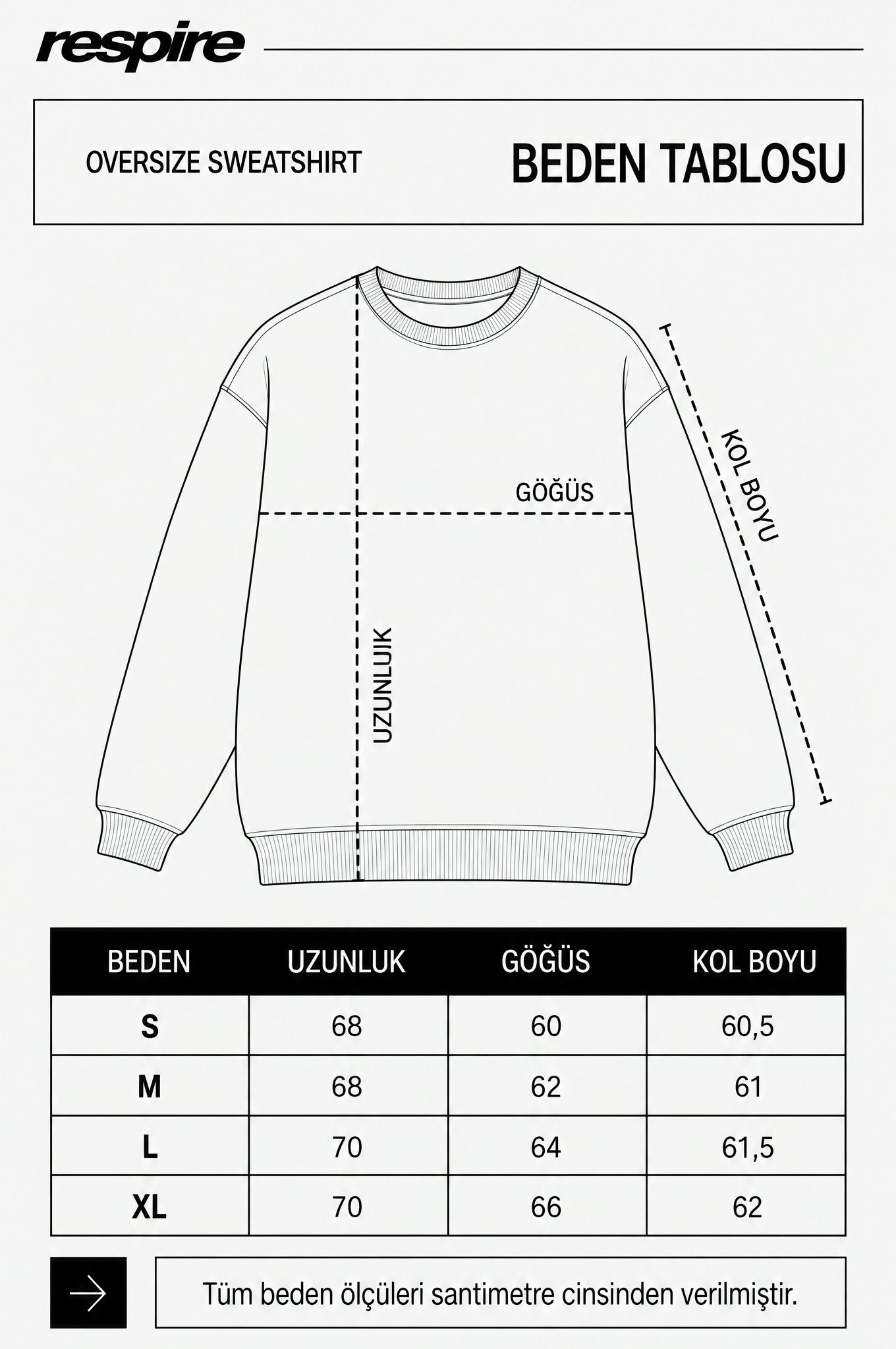 Erkek Not Basic Project Baskılı Oversize Sweatshirt Ekru