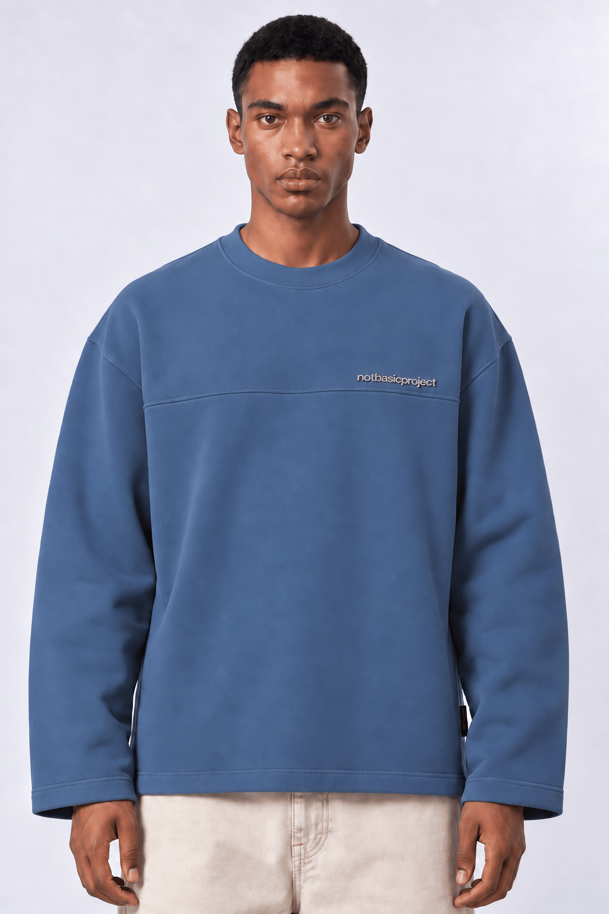 Erkek notbasicproject Oversize Long Sleeve Petrol