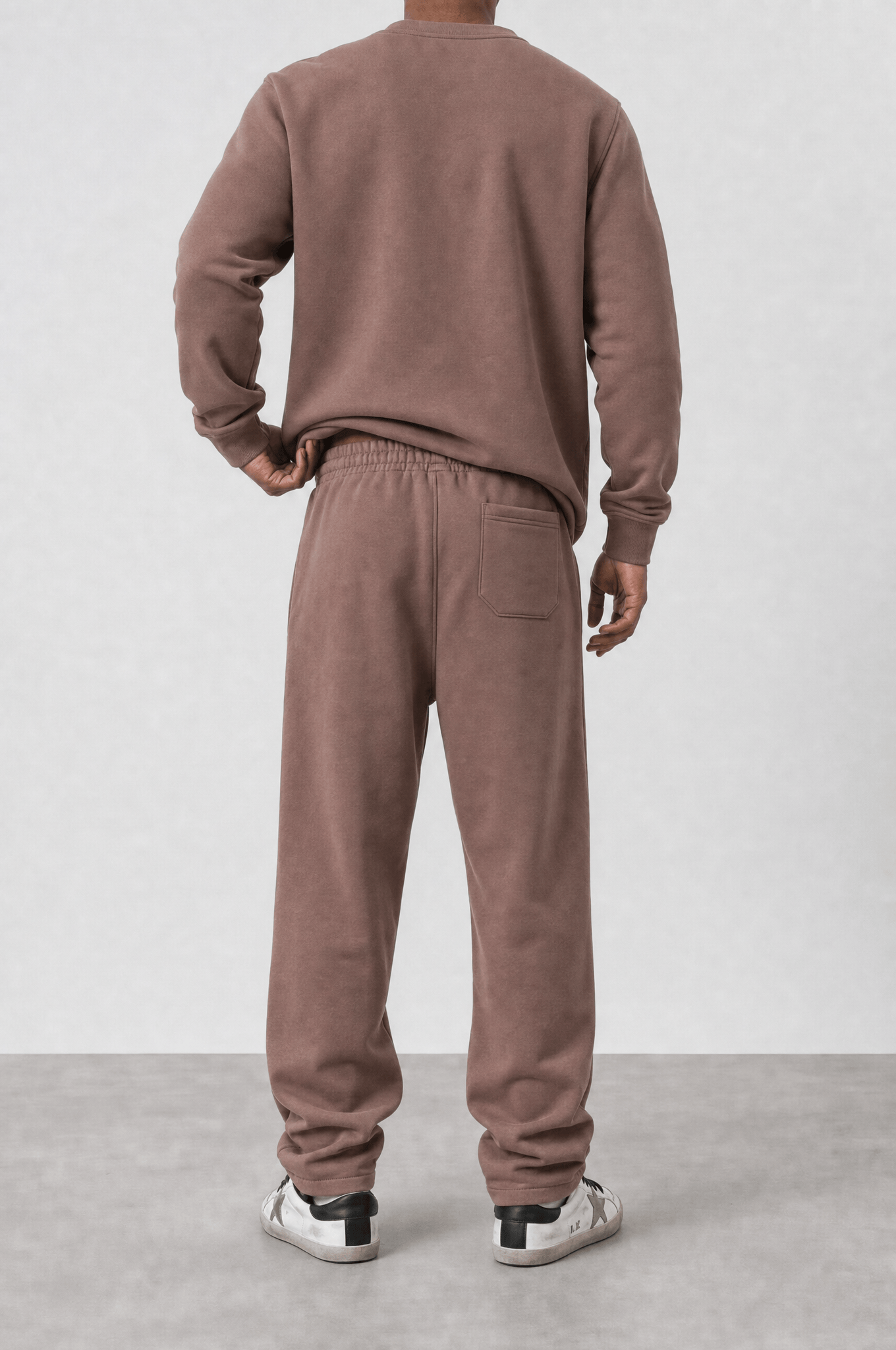 Erkek Respire Basic Baggy Eşofman Altı Kakao