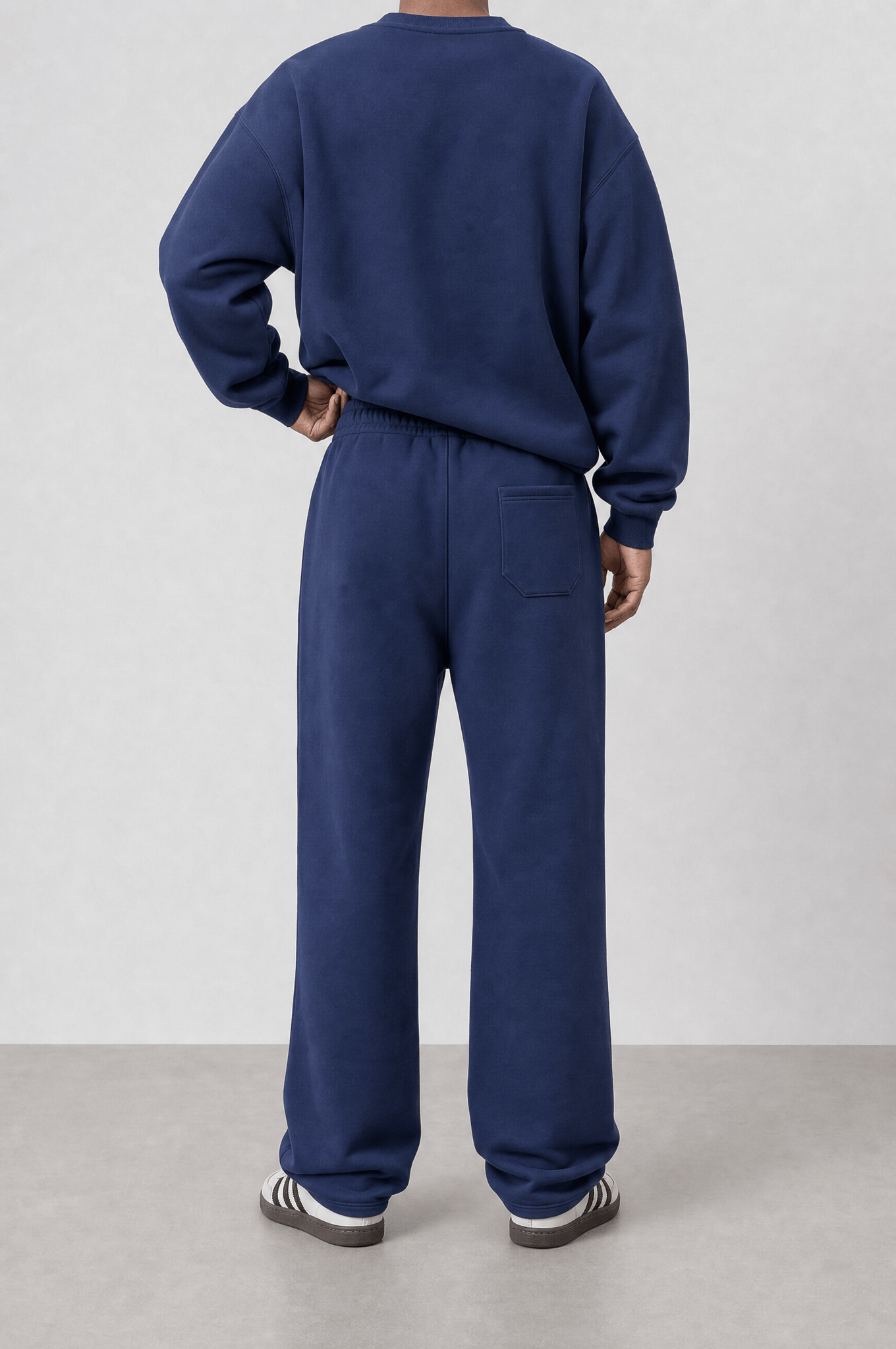 Erkek Respire Basic Baggy Eşofman Altı Lacivert