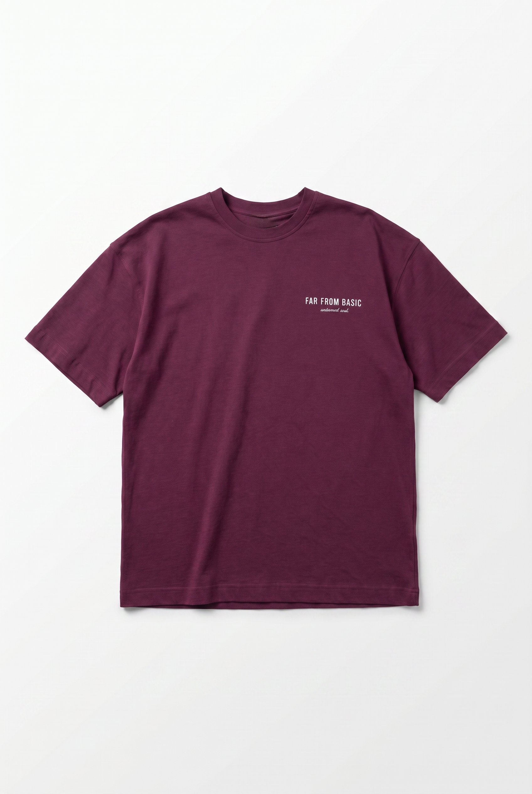 Erkek Respire x Itsbyzey Baskılı Oversize T-Shirt Vişne