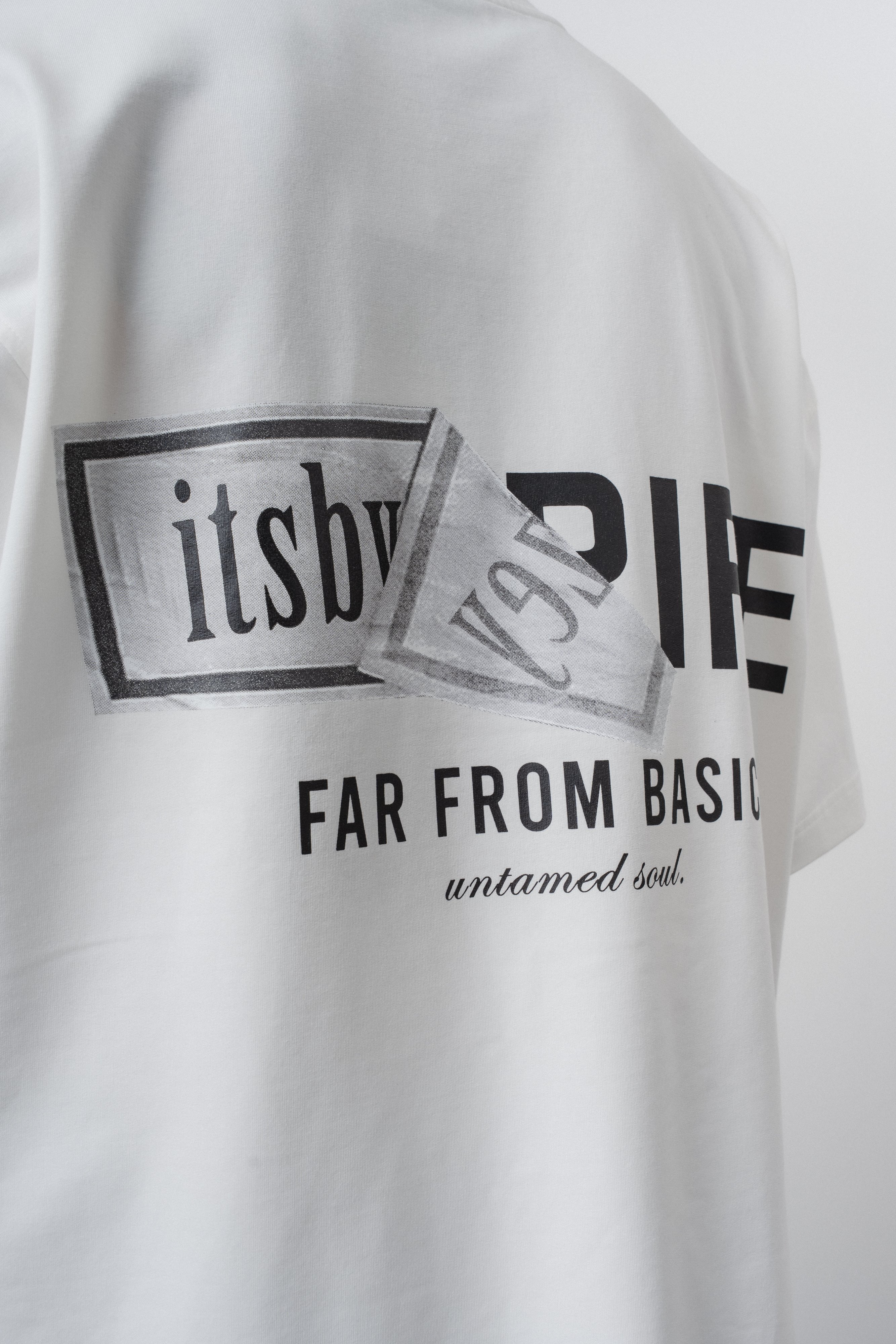 Erkek Respire x Itsbyzey Baskılı Oversize T-Shirt Beyaz