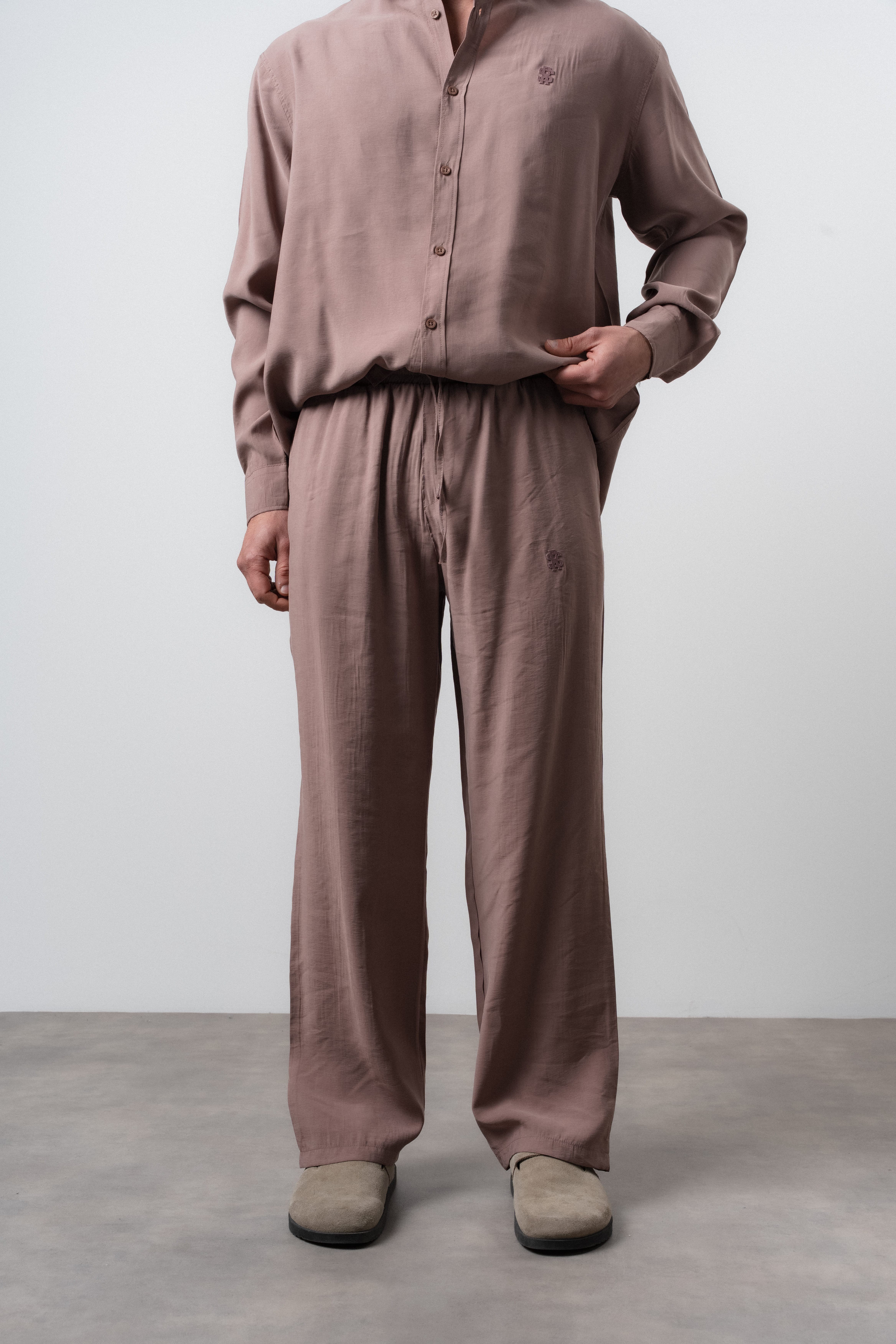 Erkek RS Modal Baggy Pantolon Kahve