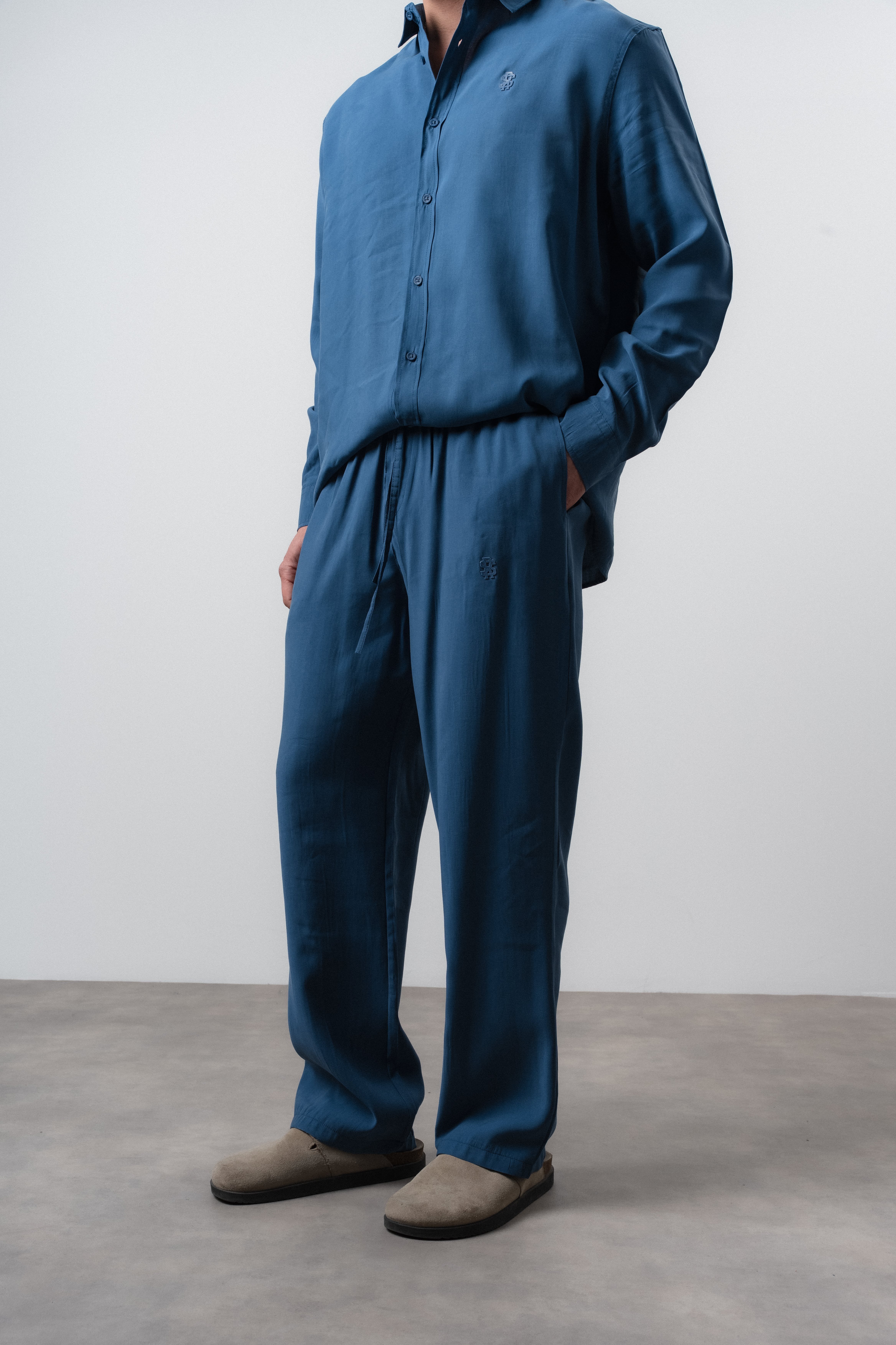 Erkek RS Modal Baggy Pantolon Petrol