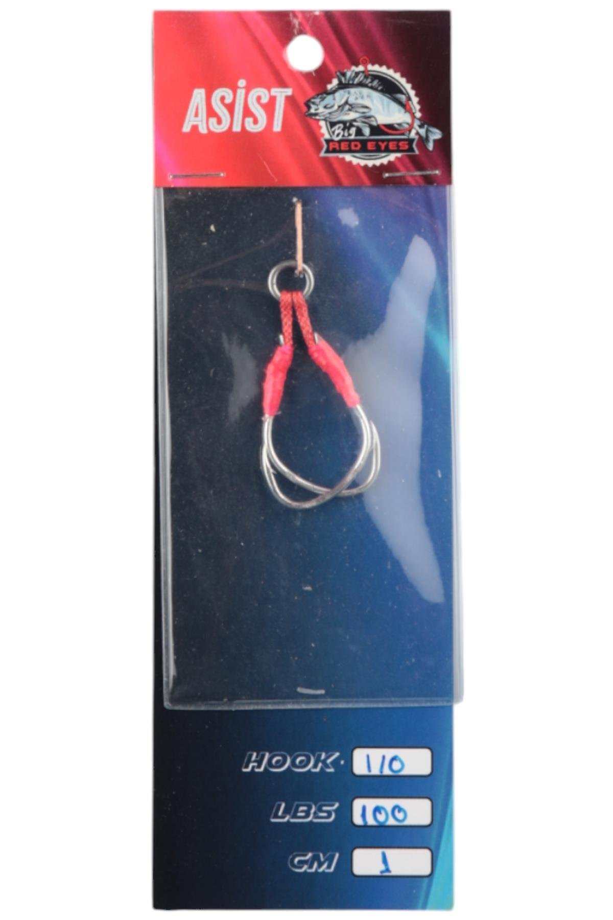 Asist 1/0-100lbs-1cm-pembe