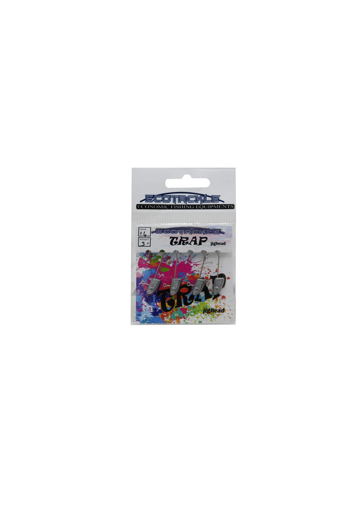 ECOTACKLE TRAP LRF JIGHEAD 4P 2.5 hook:6