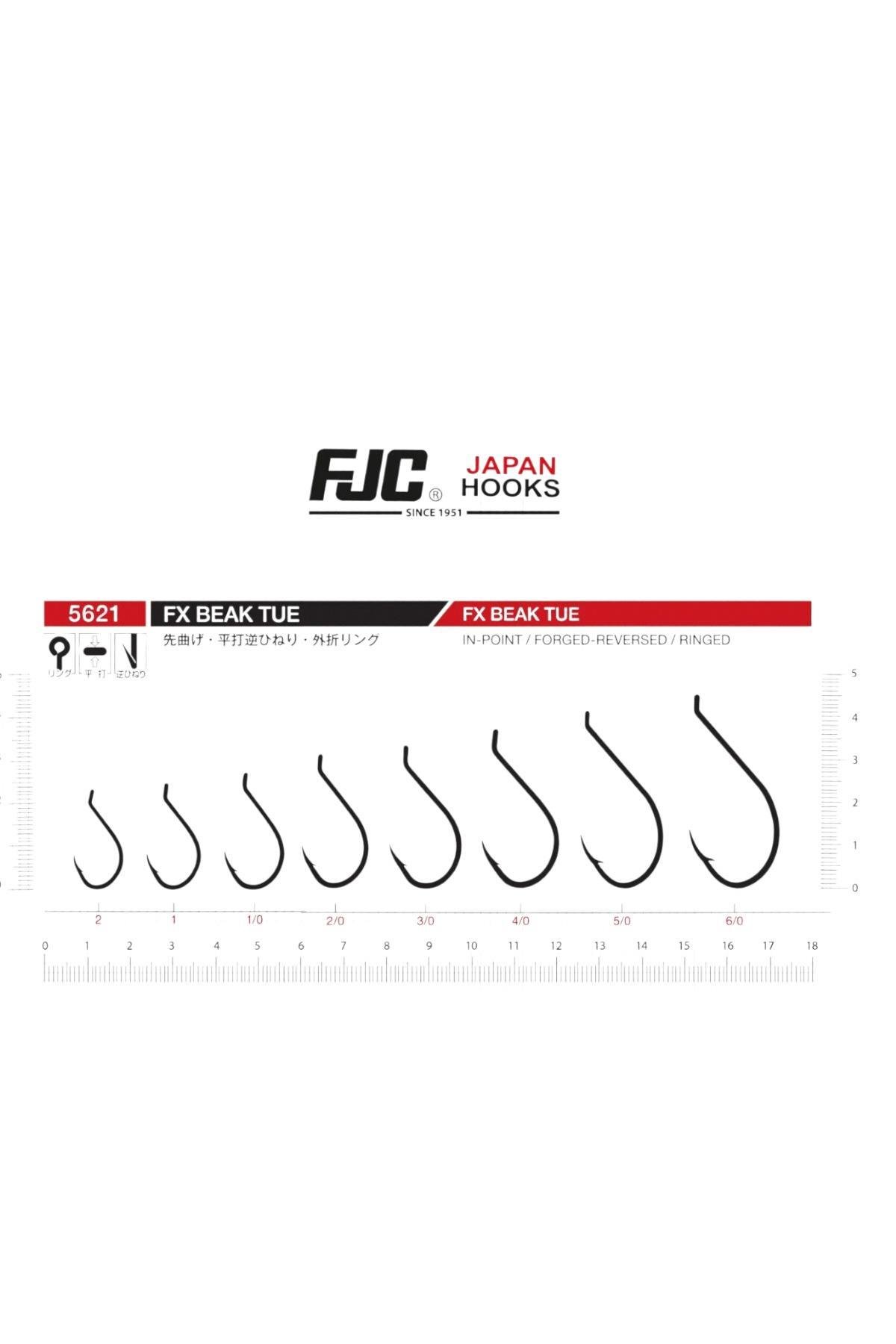 FJC FX BEAK TUE-BN HOOK 6/0