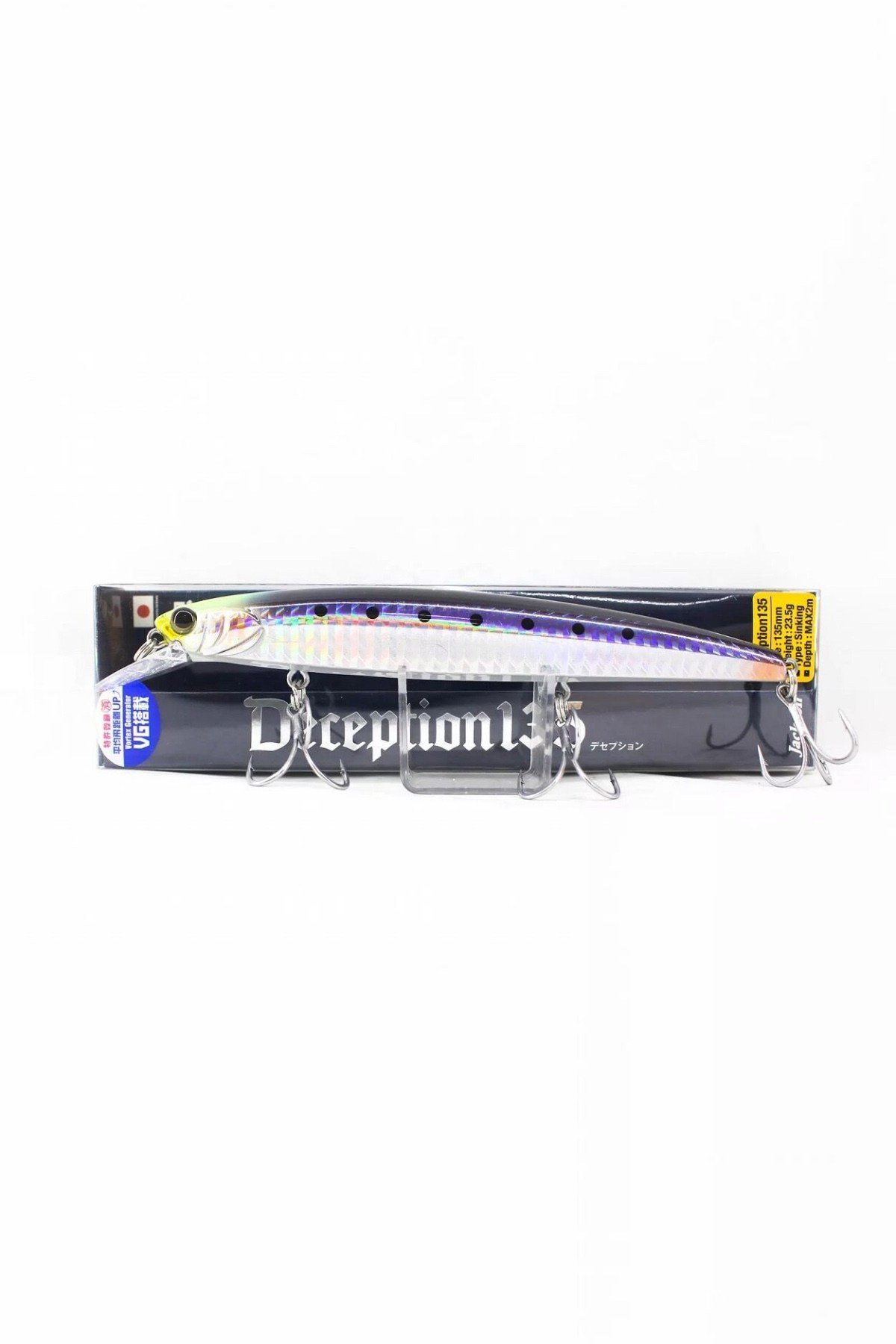 Jackson Deception 135 mm 23,5 gr Sinking Maket Balık Renk: SNC