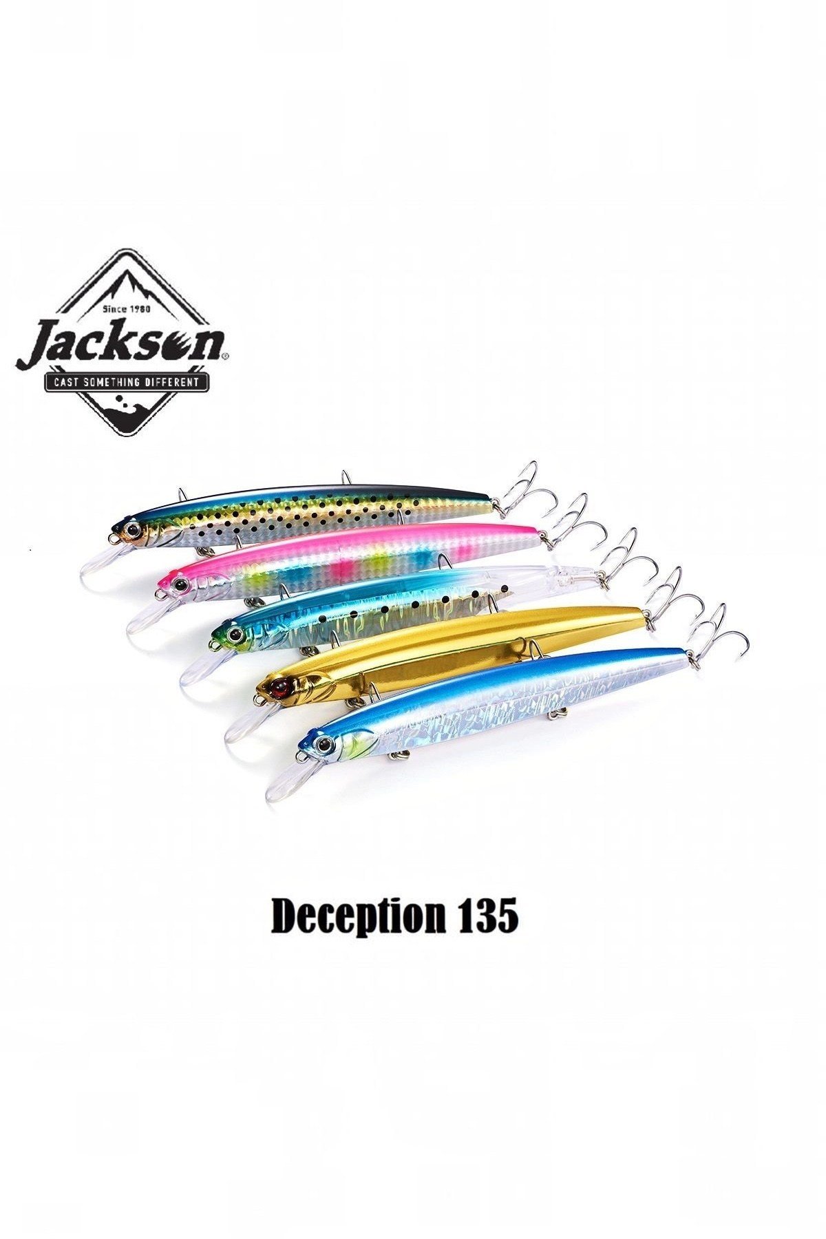 Jackson Deception 135 mm 23,5 gr Sinking Maket Balık Renk: PKC