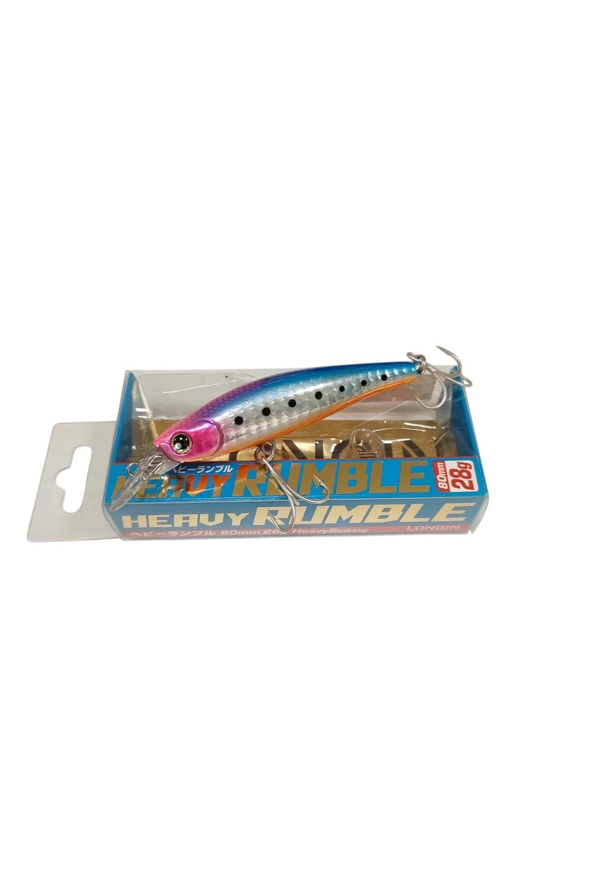 LONGİN Heavy RUMBLE 80 mm 28 g maket balık RENK#S076LN