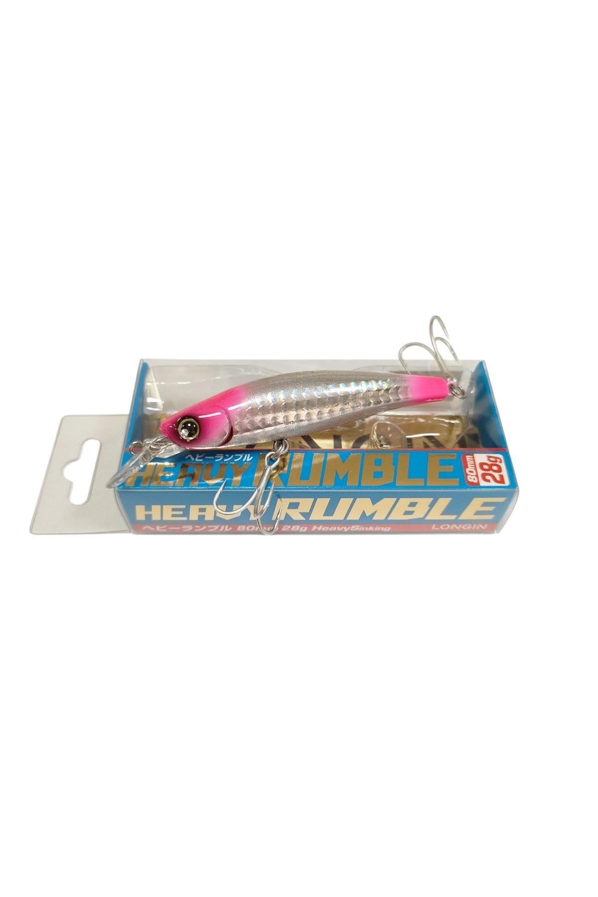 LONGİN Heavy RUMBLE 80 mm 28 g maket balık RENK:#TU011LN PİNK START