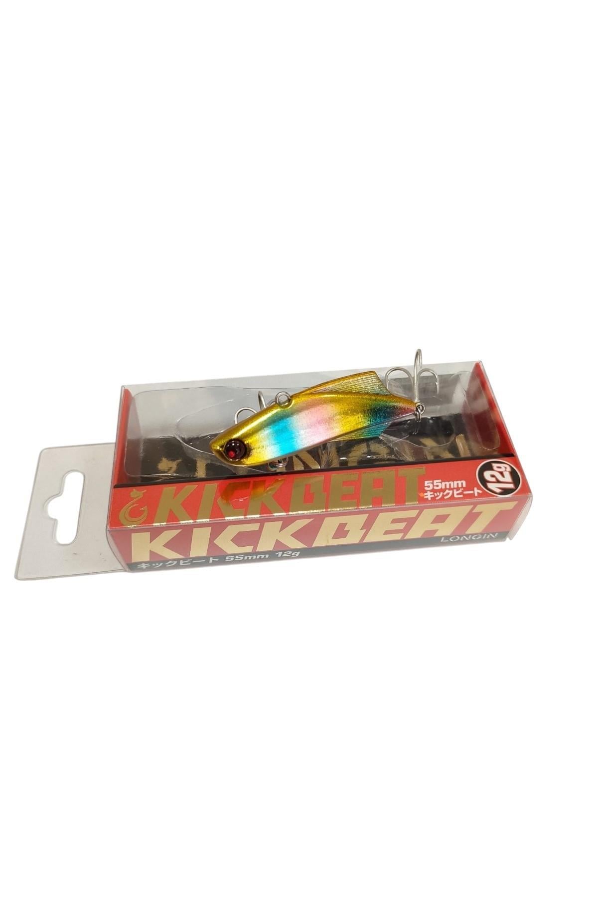 LONGİN Kickbeat 55 mm 12 g. vibrasyon yem RENK:#S043MK ALTIN PALYAÇO