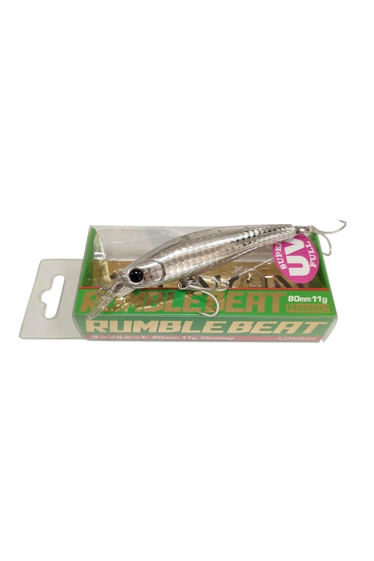 LONGİN Rumble Beat 80F 80mm 11gr Floating Maket Balık RENK:#S122LN SÜPER UV