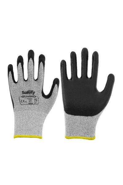 Max Safety FOFLEX-500-8 No 8 CUT3 Astarlı Köpük Nitril Kaplı Kesilmeye Dirençli İş Eldiveni 