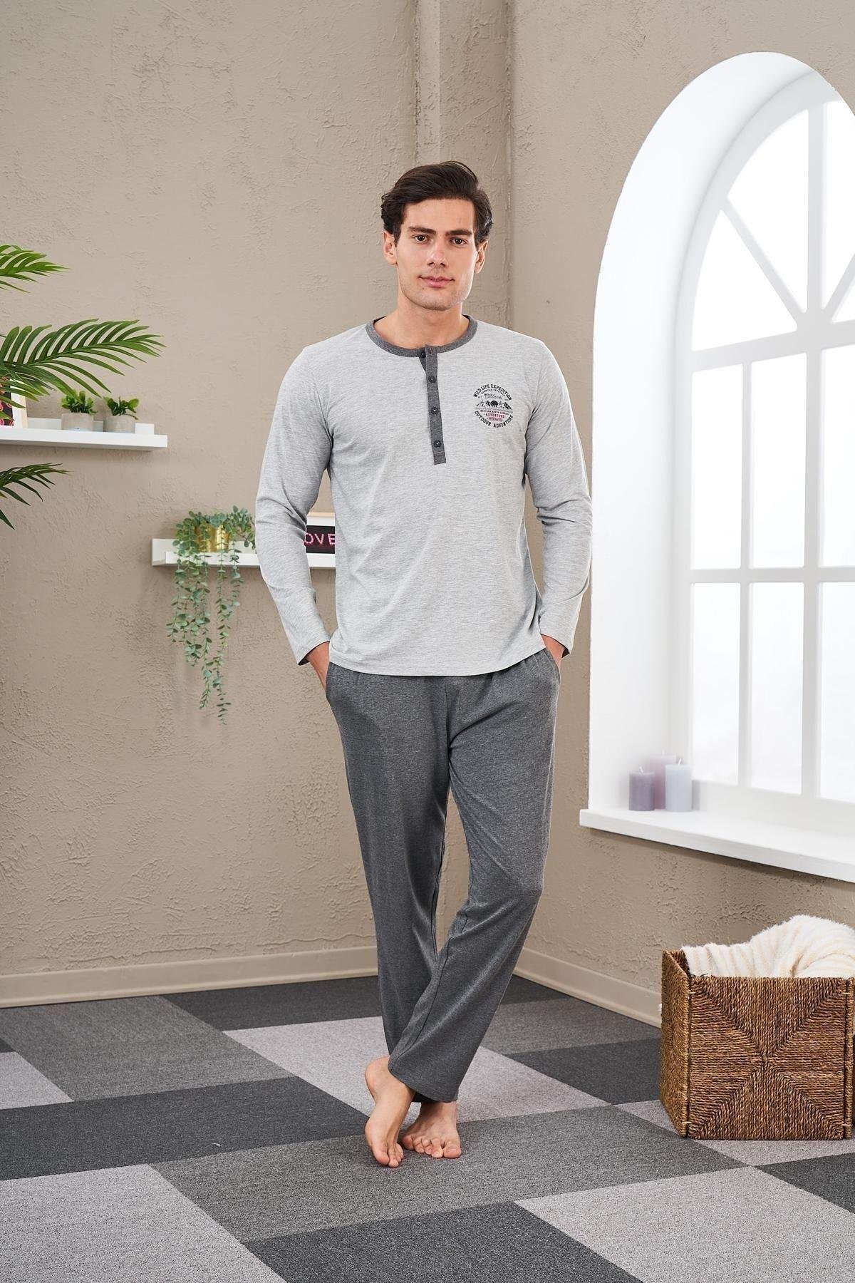 23708 Erkek Patlı Pijama Takım