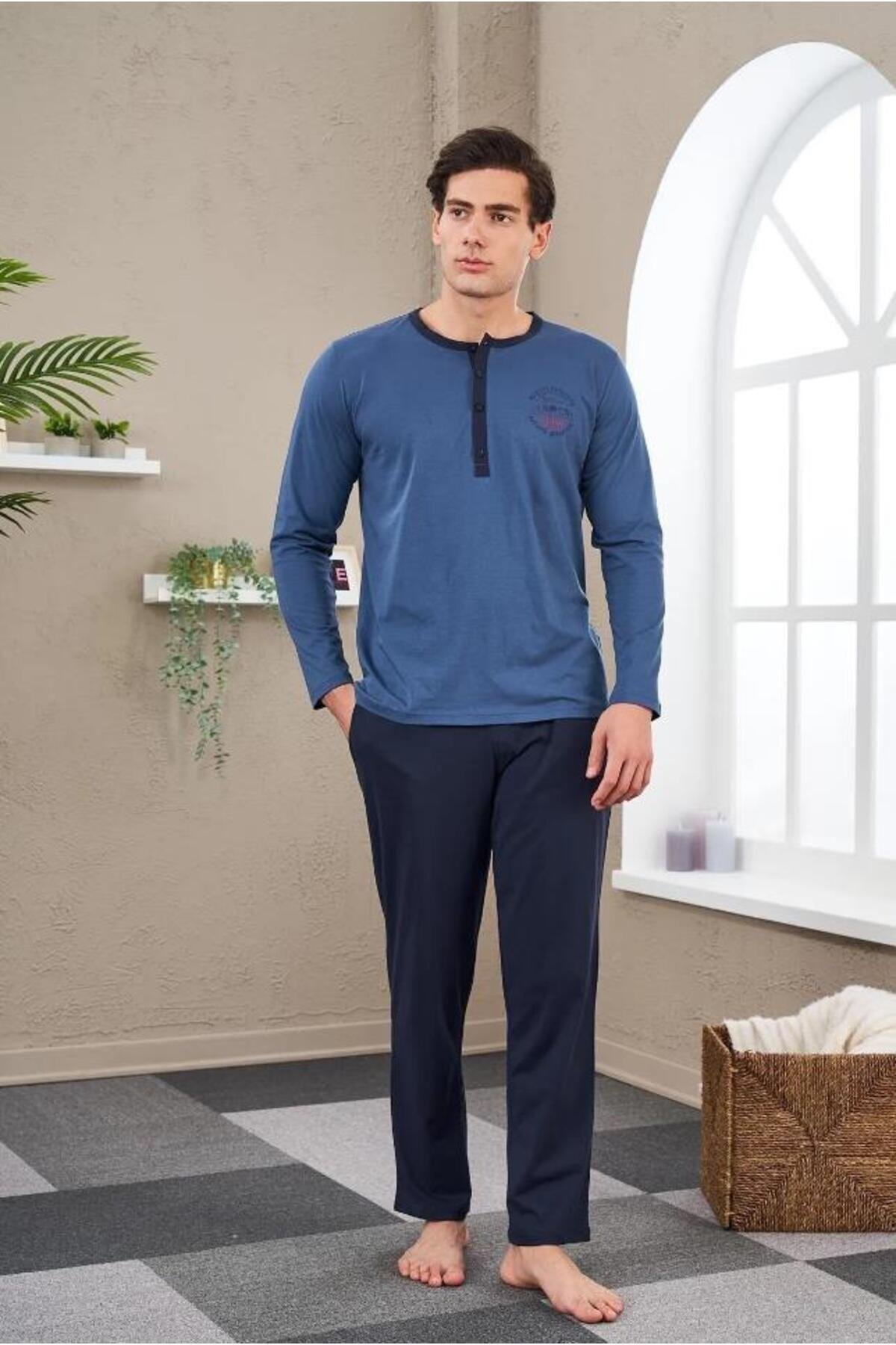 23708 Erkek Patlı Pijama Takım