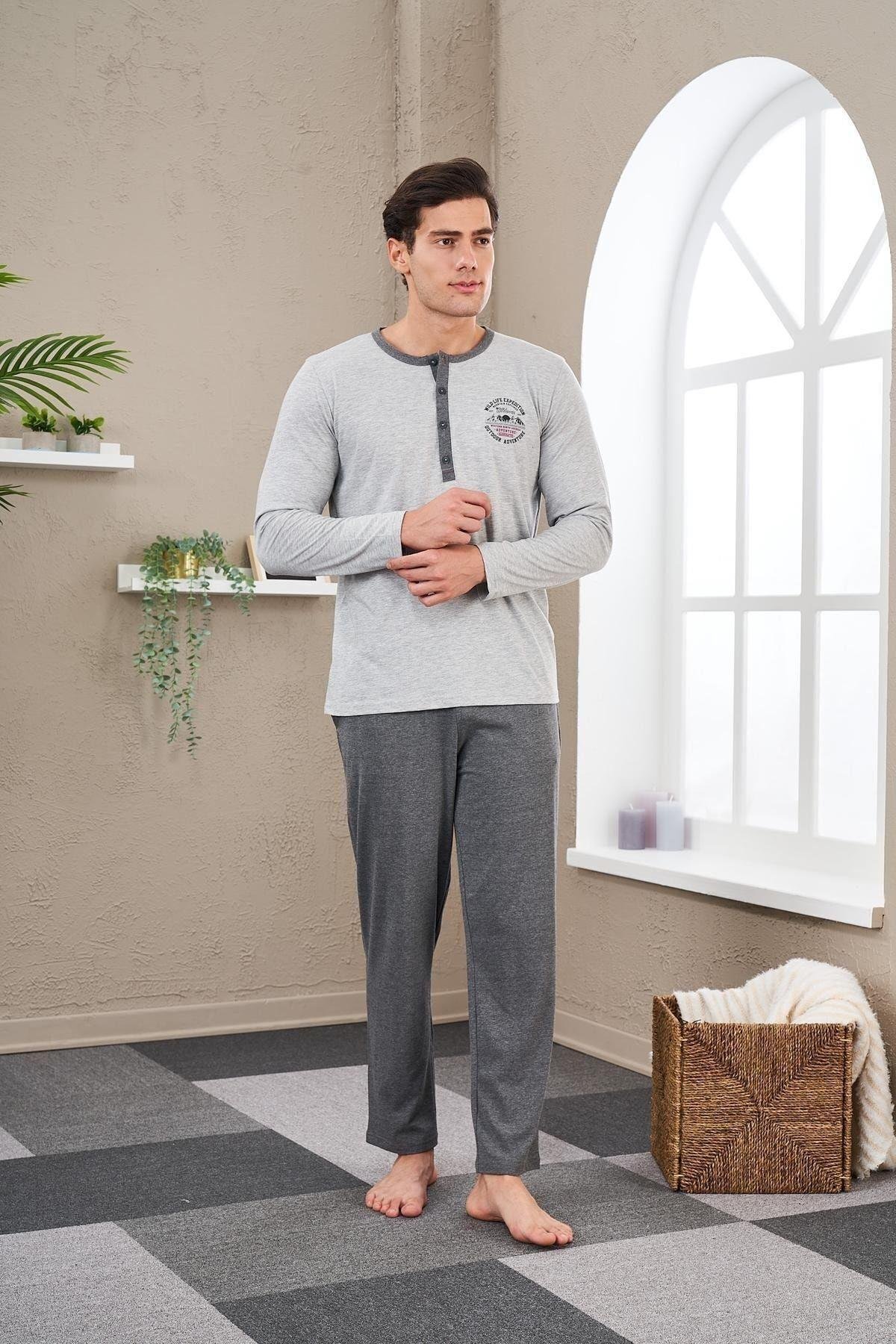 23708 Erkek Patlı Pijama Takım
