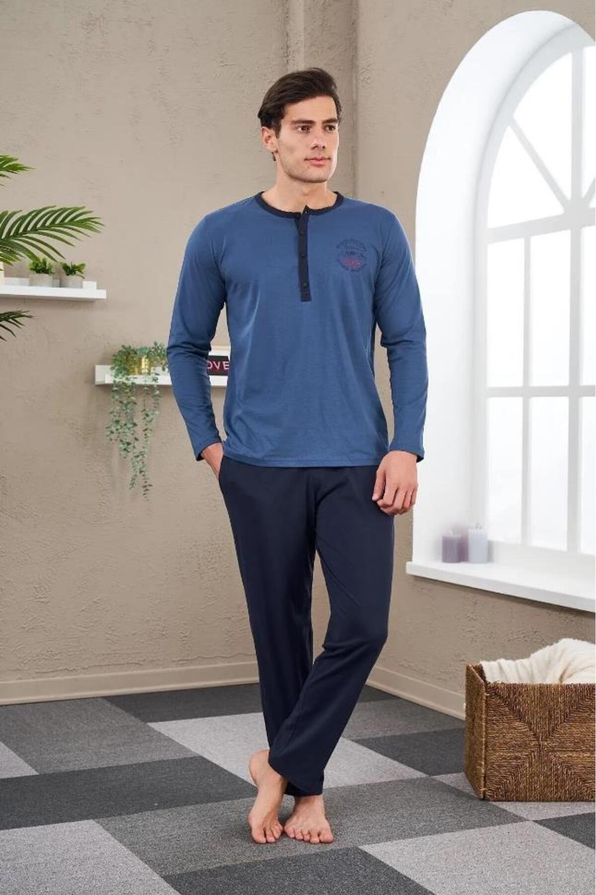 23708 Erkek Patlı Pijama Takım