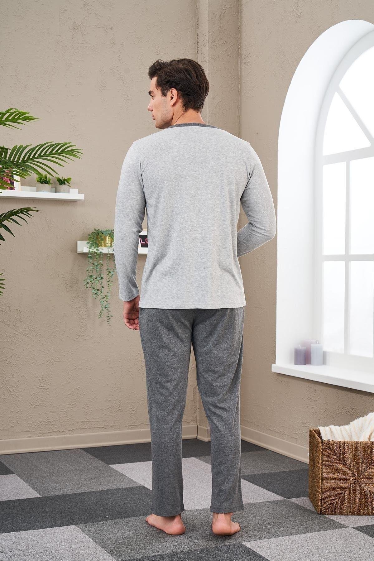 23708 Erkek Patlı Pijama Takım