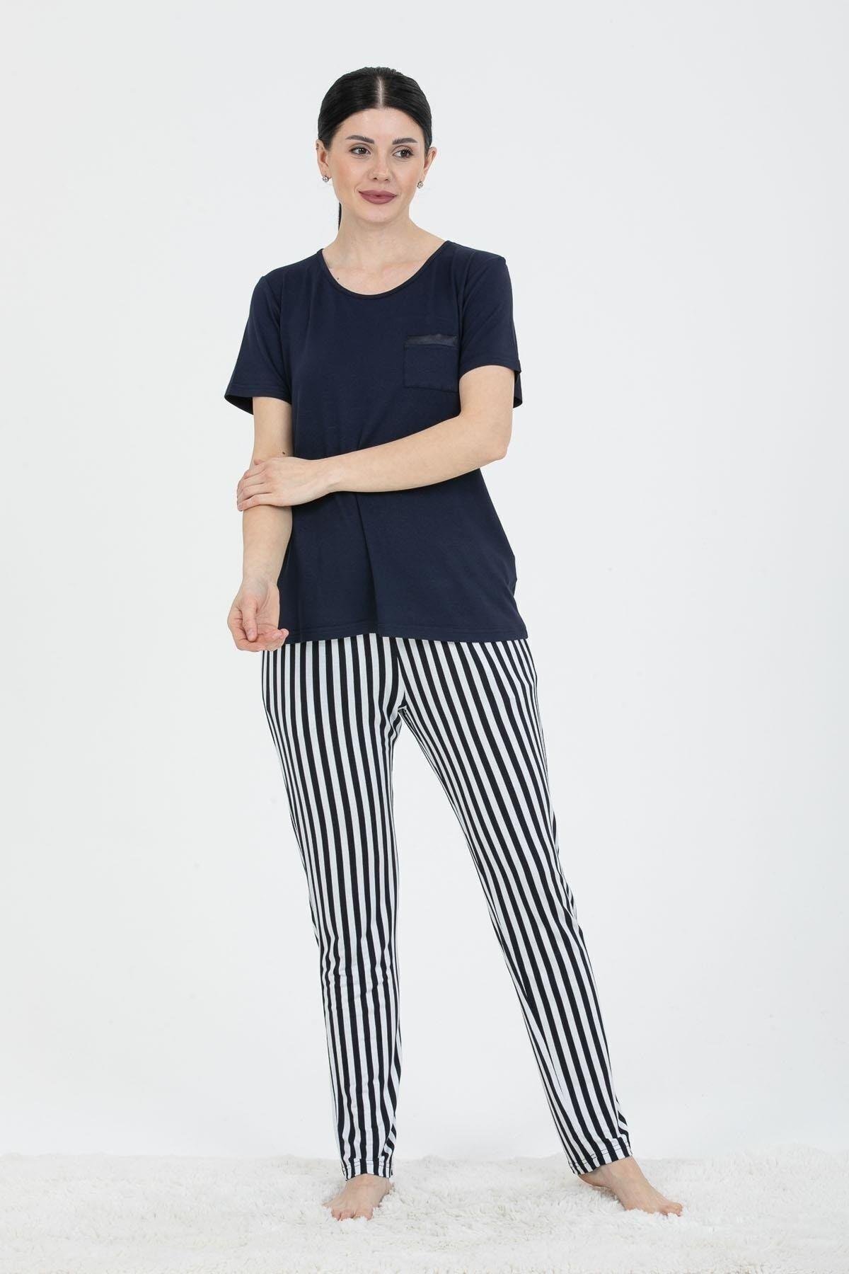 24232 Kadın Kısa Kollu Pijama Takımı
