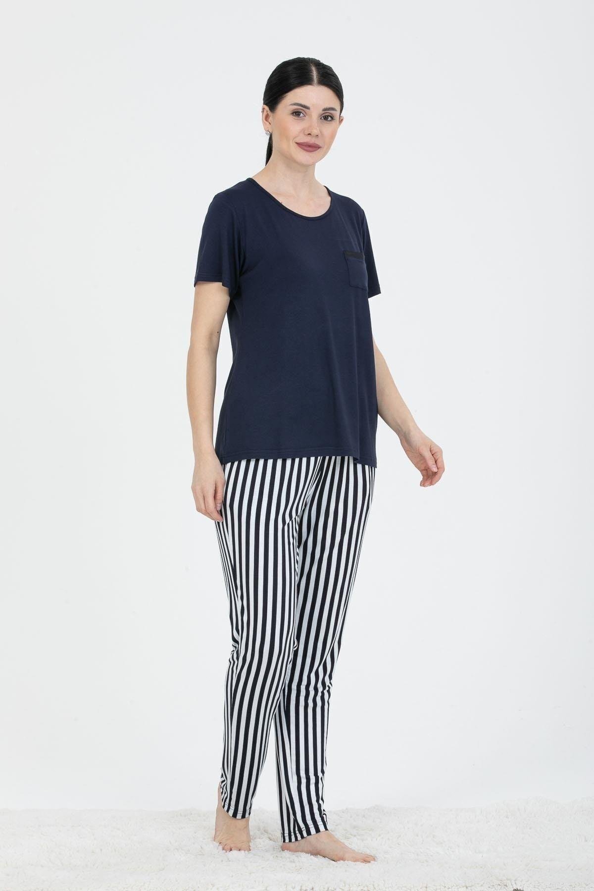 24232 Kadın Kısa Kollu Pijama Takımı