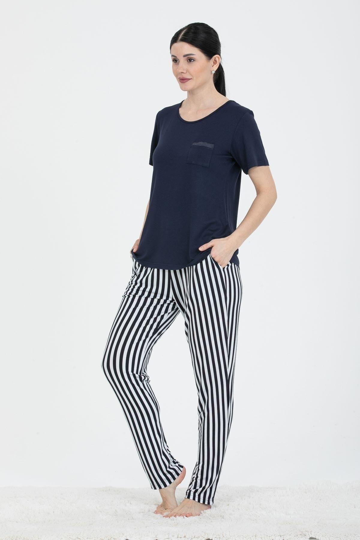 24232 Kadın Kısa Kollu Pijama Takımı