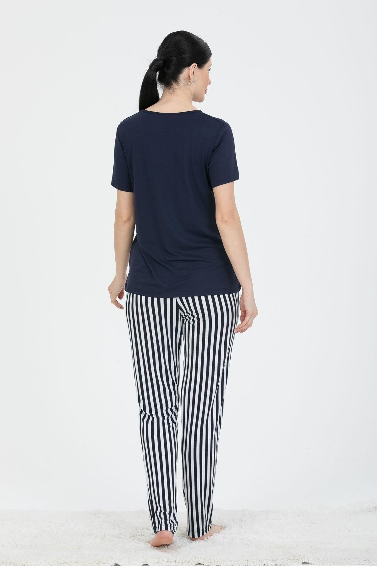 24232 Kadın Kısa Kollu Pijama Takımı