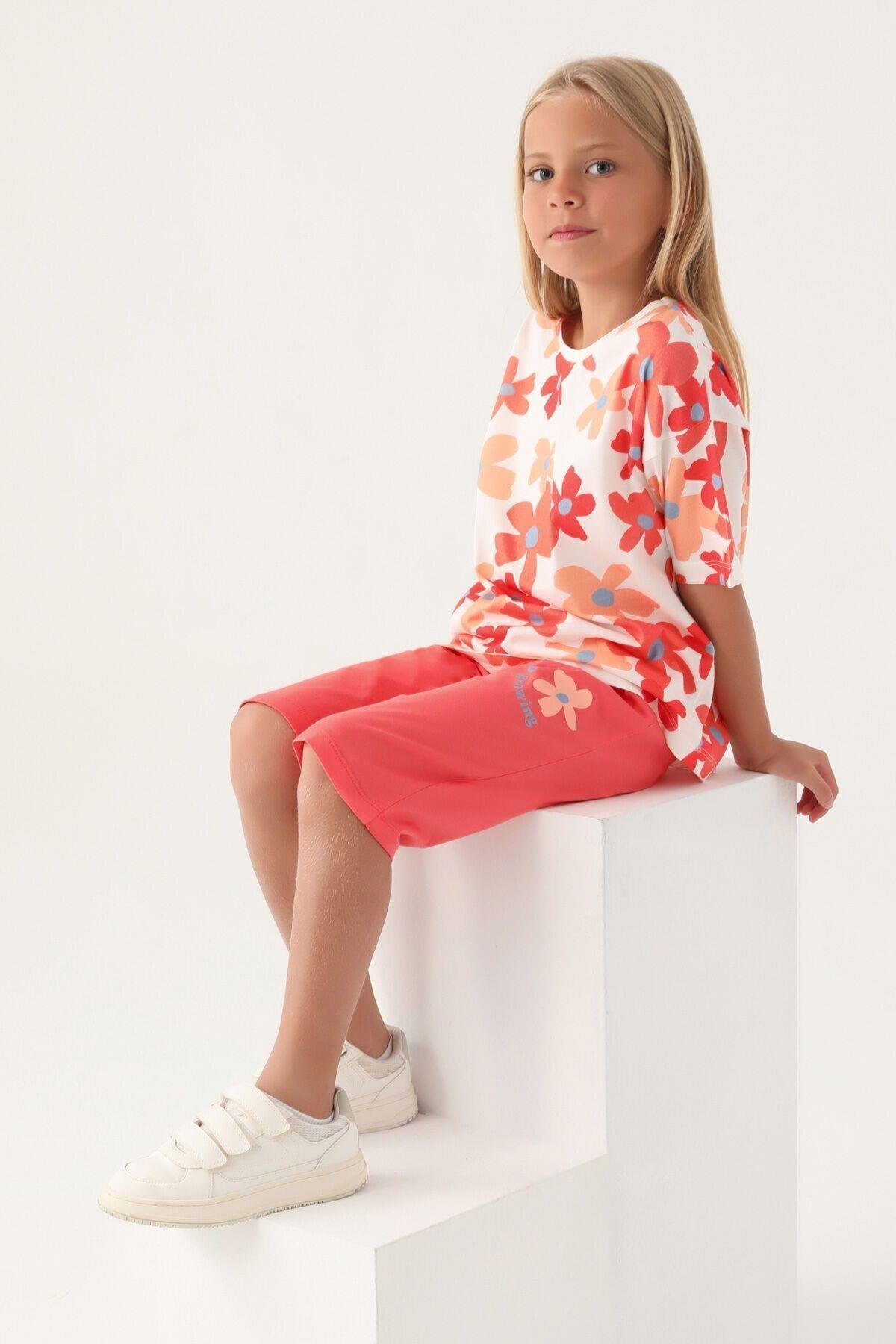 Daisy Sarı Kız Çocuk Kapri Takım