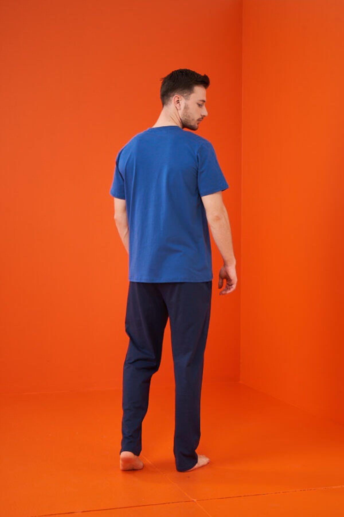Erkek 3'lü Pijama Şort Takım
